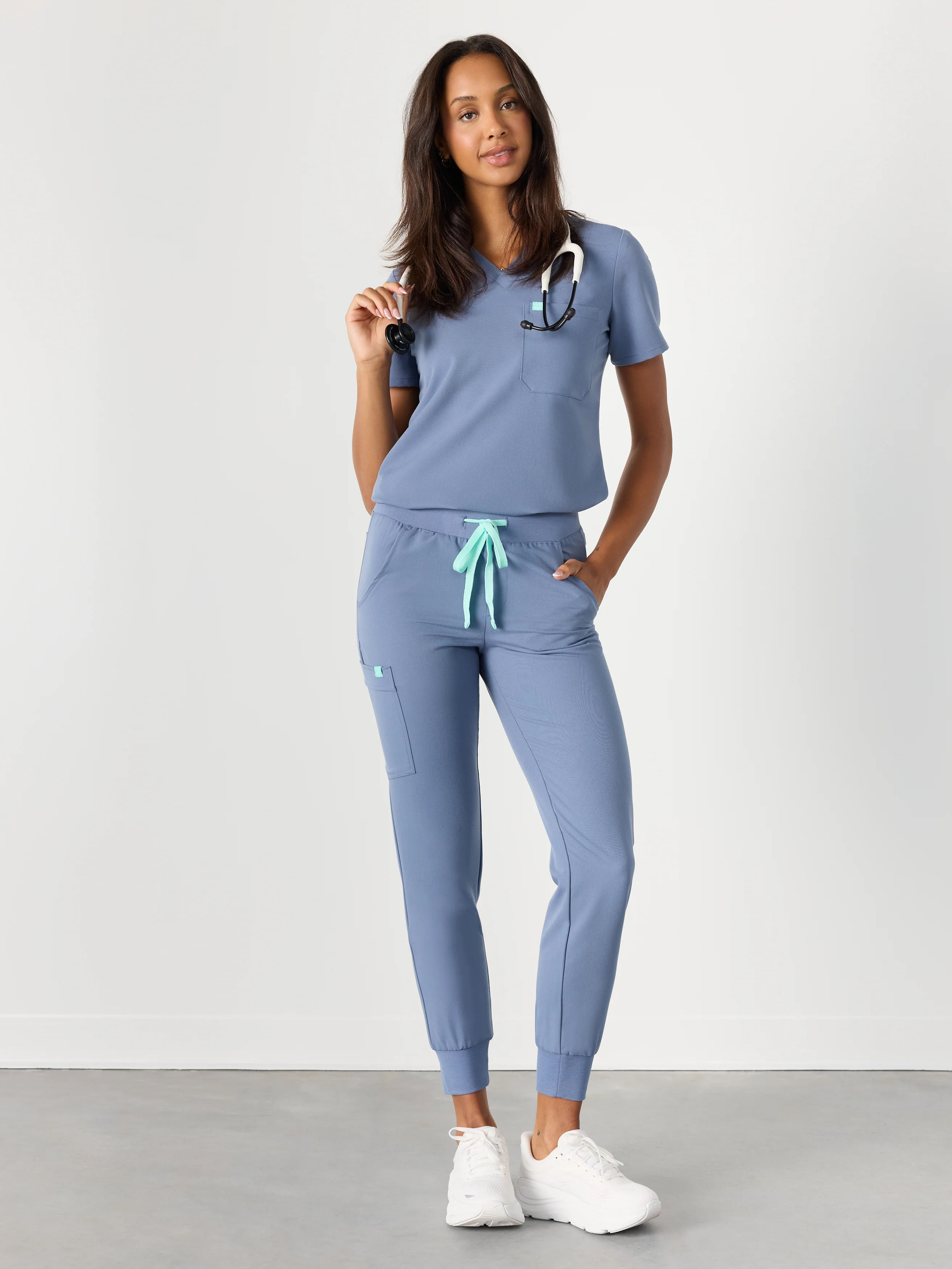 DEMI RE-GARDEâ„¢ - BLUE HORIZON - Jogger Scrub Pants - SILVADURâ„¢ - Final Sale