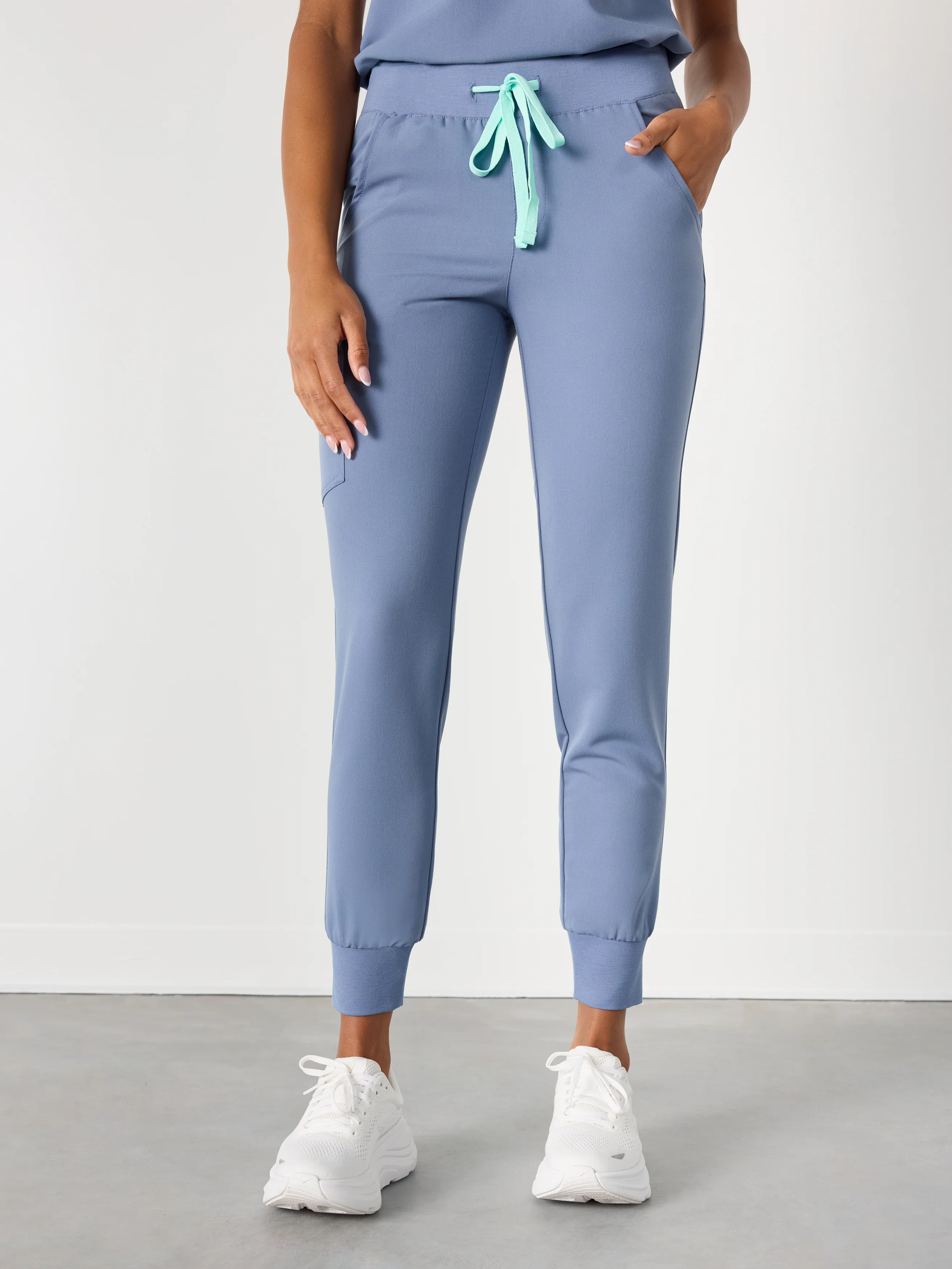 DEMI RE-GARDEâ„¢ - BLUE HORIZON - Jogger Scrub Pants - SILVADURâ„¢ - Final Sale - Image 2