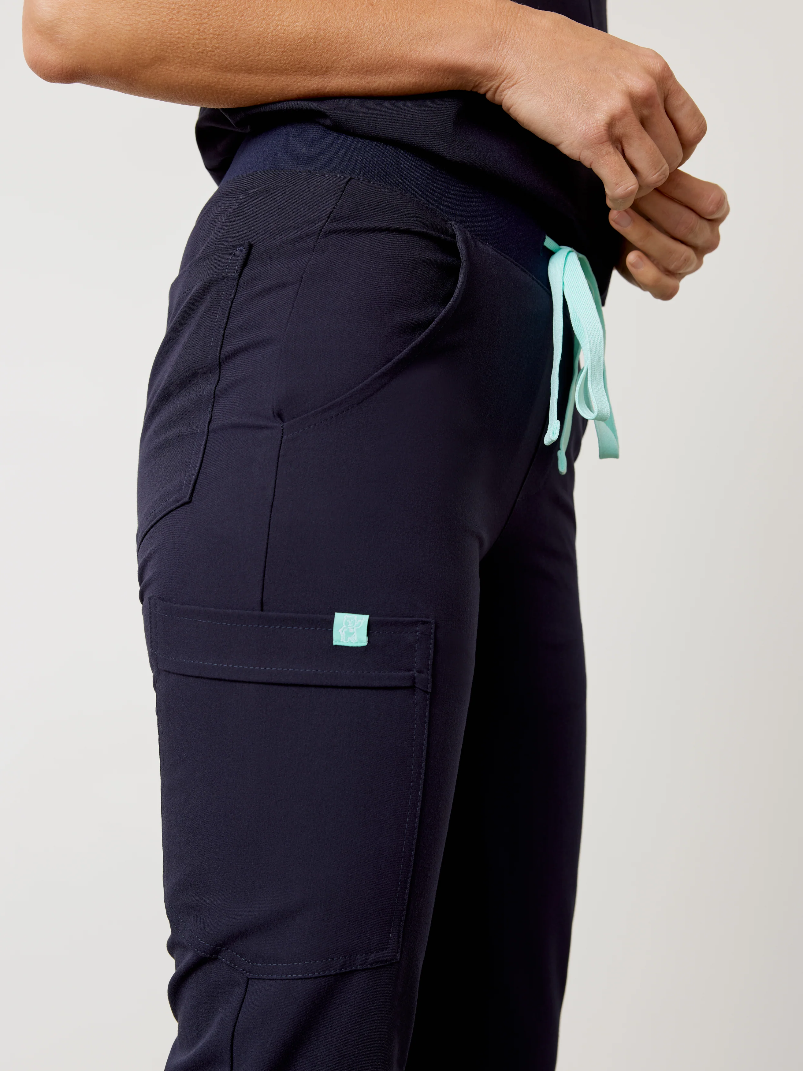 DEMI RE-GARDE™ - NAVY - Jogger Scrub Pants - SILVADUR™ - Final Sale - Image 3