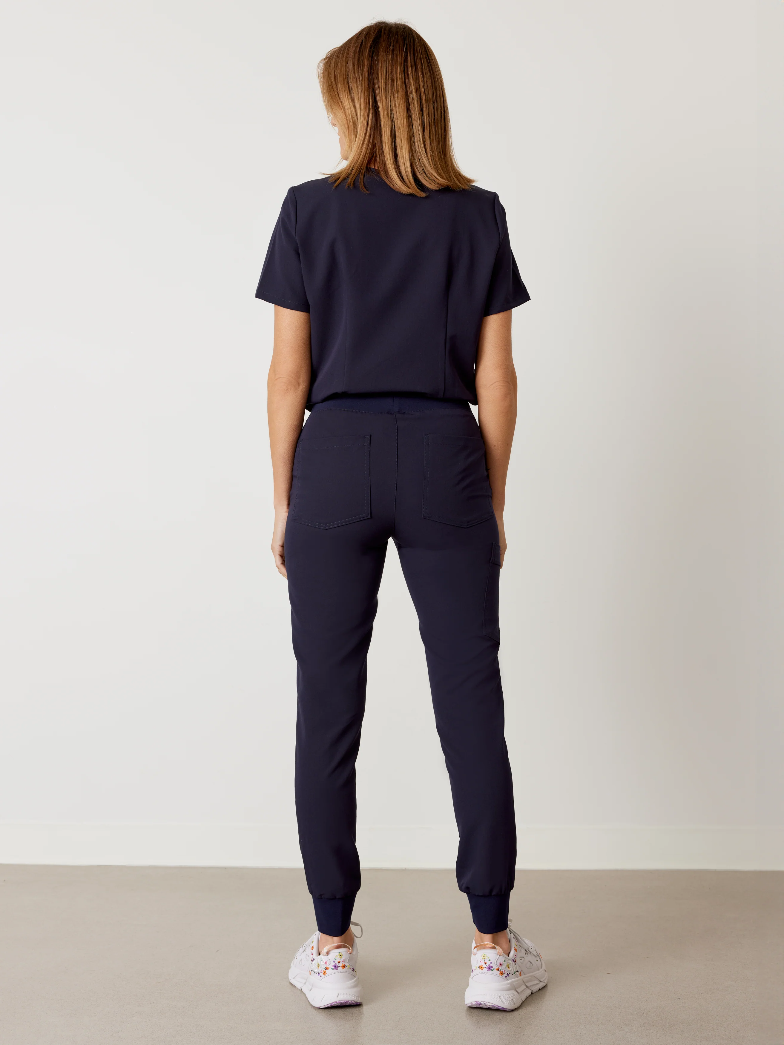 DEMI RE-GARDE™ - NAVY - Jogger Scrub Pants - SILVADUR™ - Final Sale - Image 4