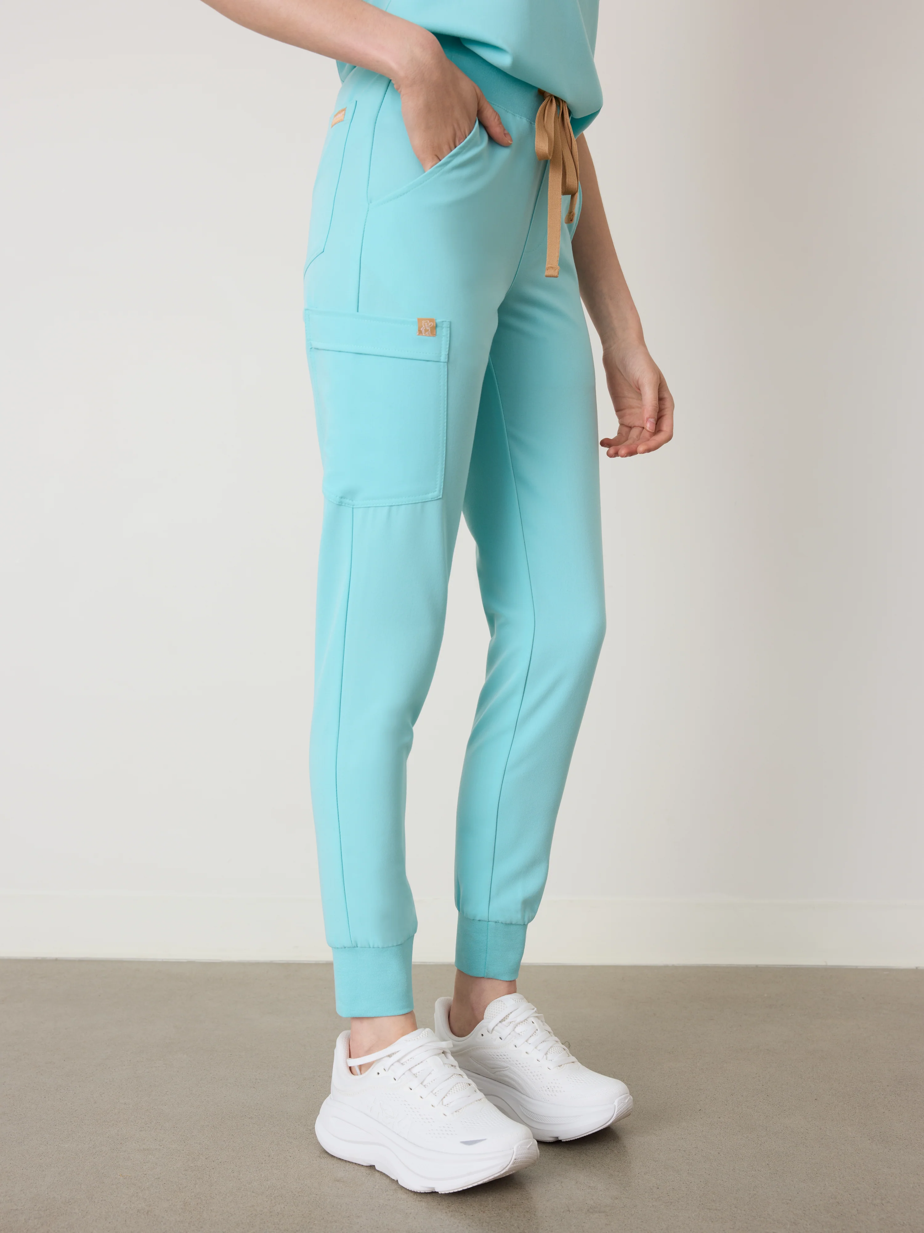 DEMI RE-GARDE™ - OCEAN TIDE - Jogger Scrub Pants - SILVADUR™ - Final Sale - Image 3