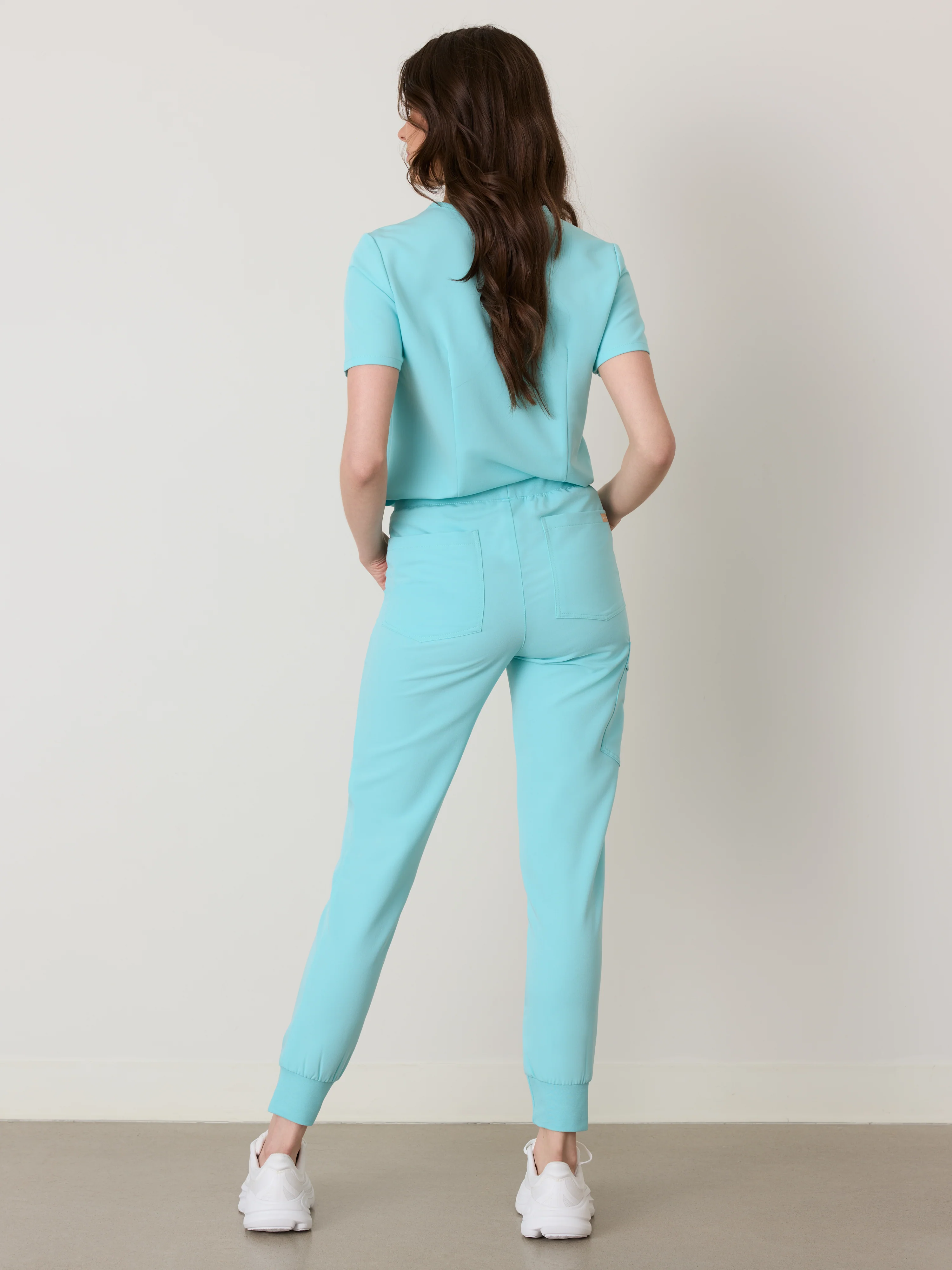 DEMI RE-GARDE™ - OCEAN TIDE - Jogger Scrub Pants - SILVADUR™ - Final Sale - Image 4