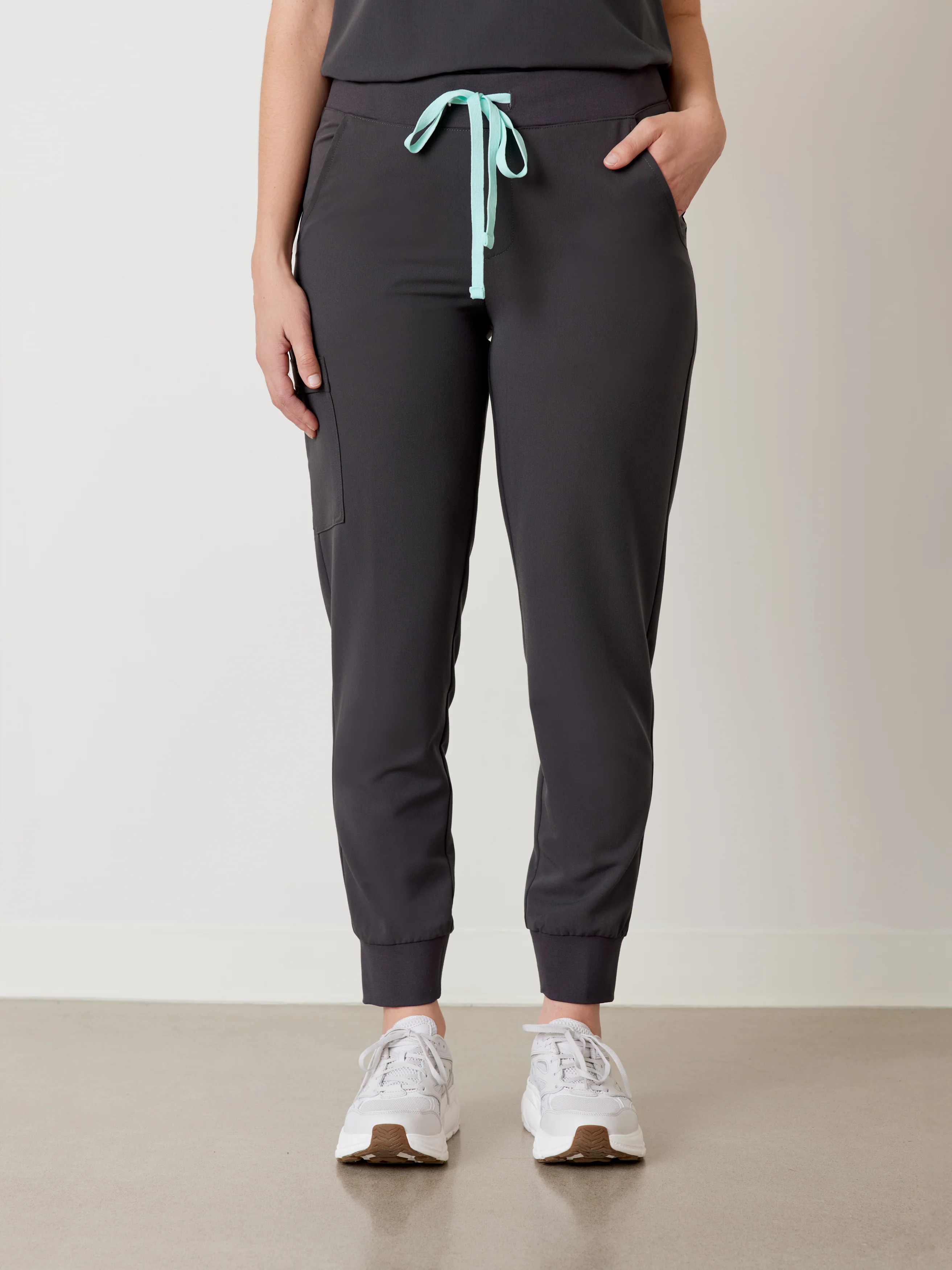 DEMI RE-GARDE™ - CHARCOAL - Jogger Scrub Pants - SILVADUR™ - Image 3