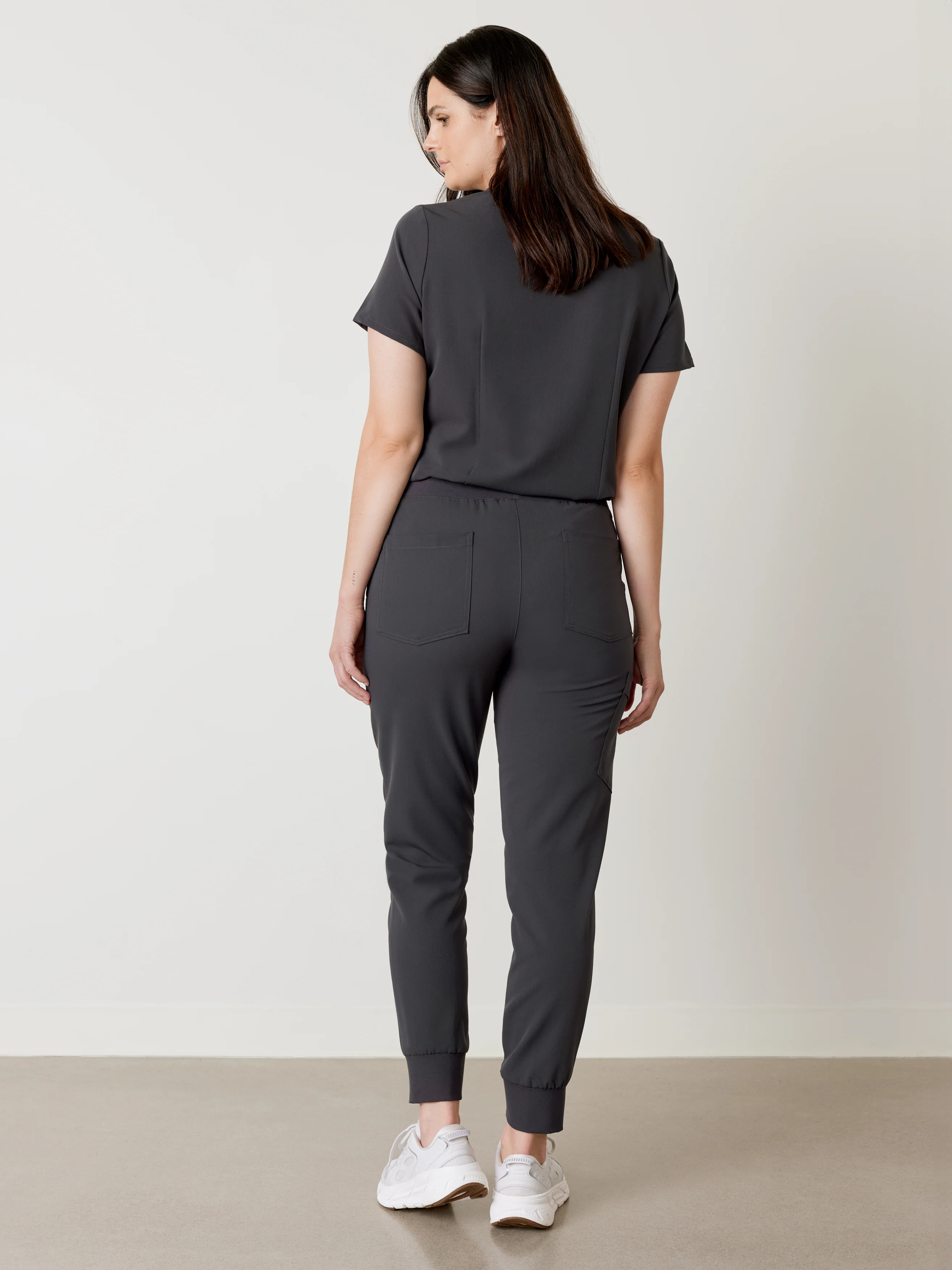 DEMI RE-GARDE™ - CHARCOAL - Jogger Scrub Pants - SILVADUR™ - Image 4