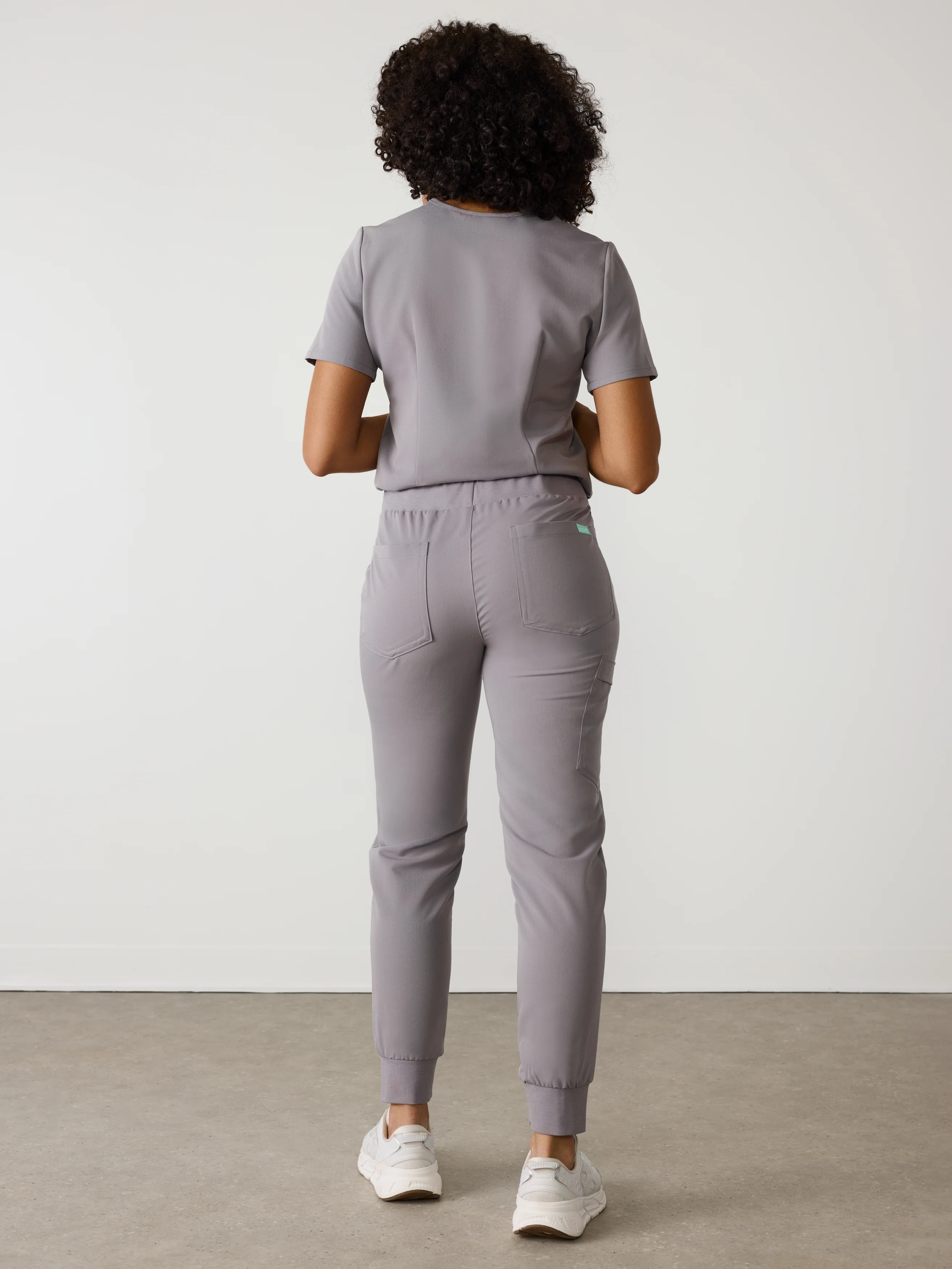 DEMI RE-GARDE™ - ECLIPSE GREY - Jogger Scrub Pants - SILVADUR™ - Image 4