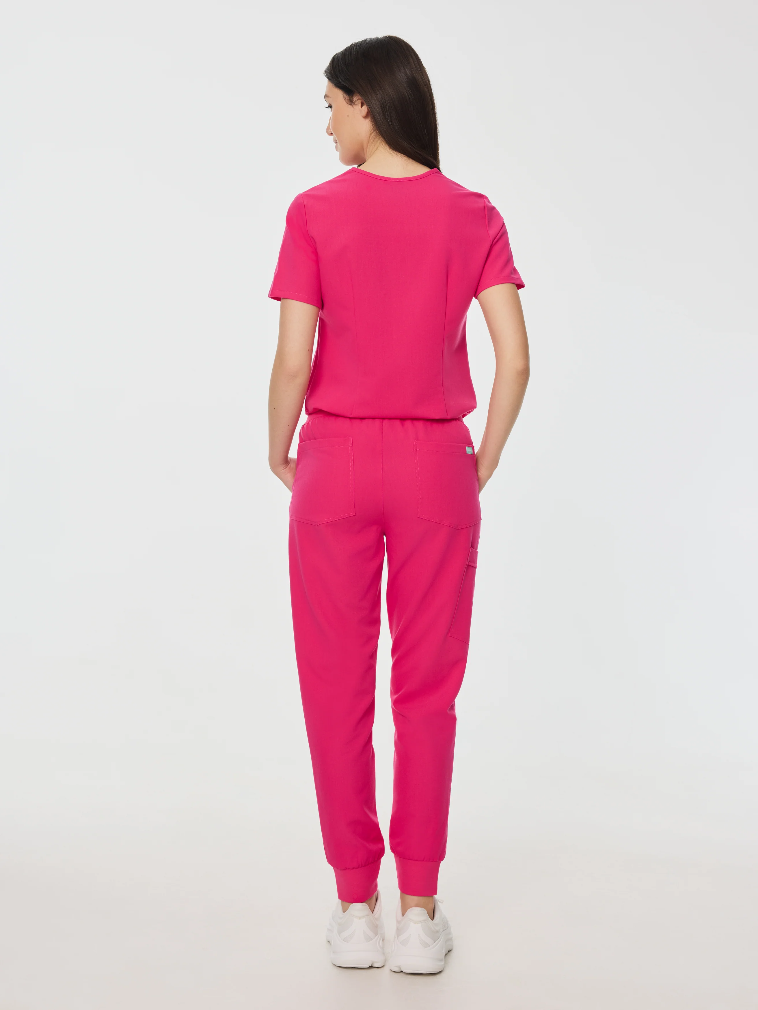 DEMI RE-GARDEâ„¢ - PINK CRUSH - Jogger Scrub Pants - SILVADURâ„¢ - Image 4