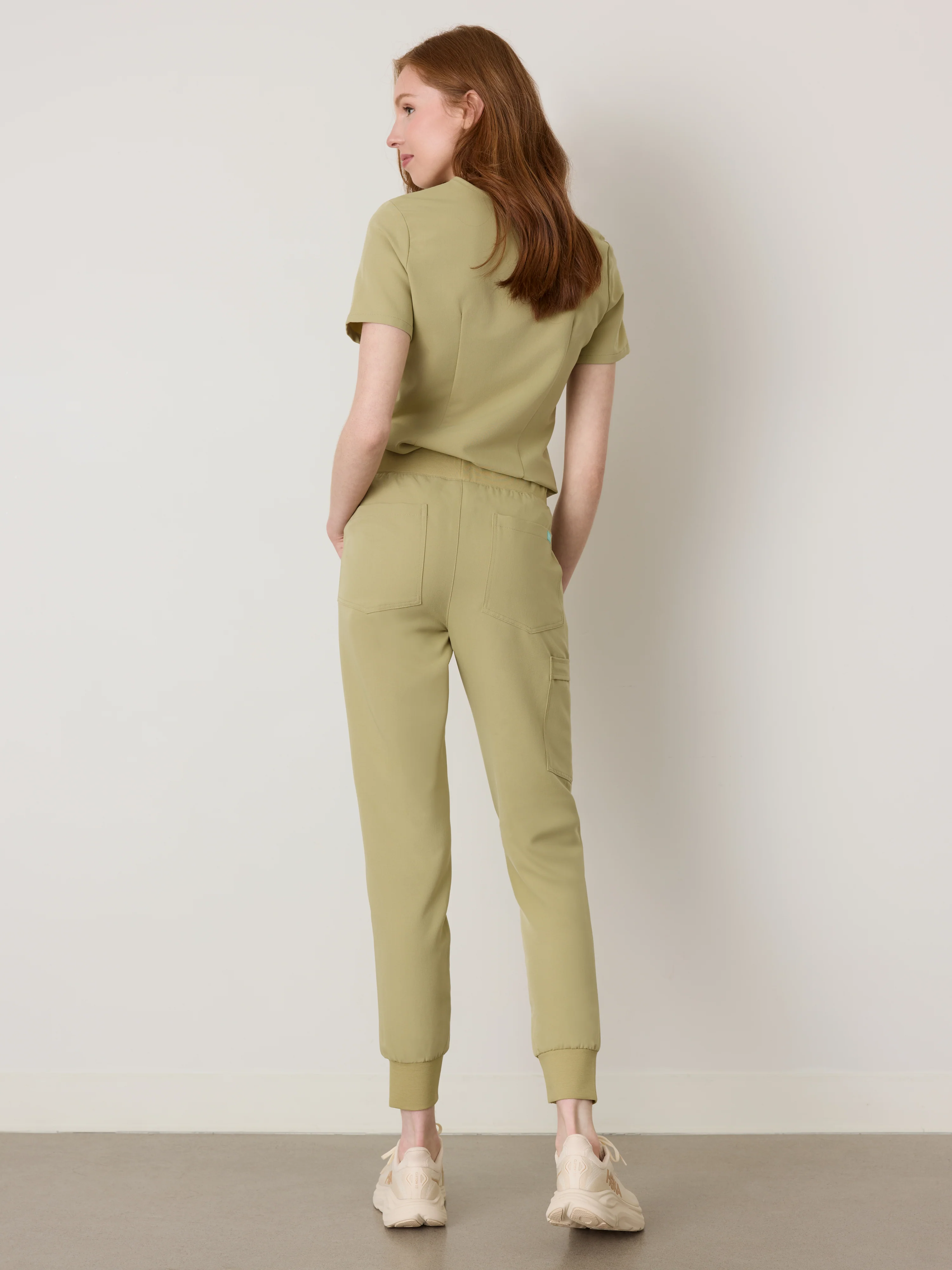 DEMI RE-GARDE™ - SAGE - Jogger Scrub Pants - SILVADUR™ - Final Sale - Image 4