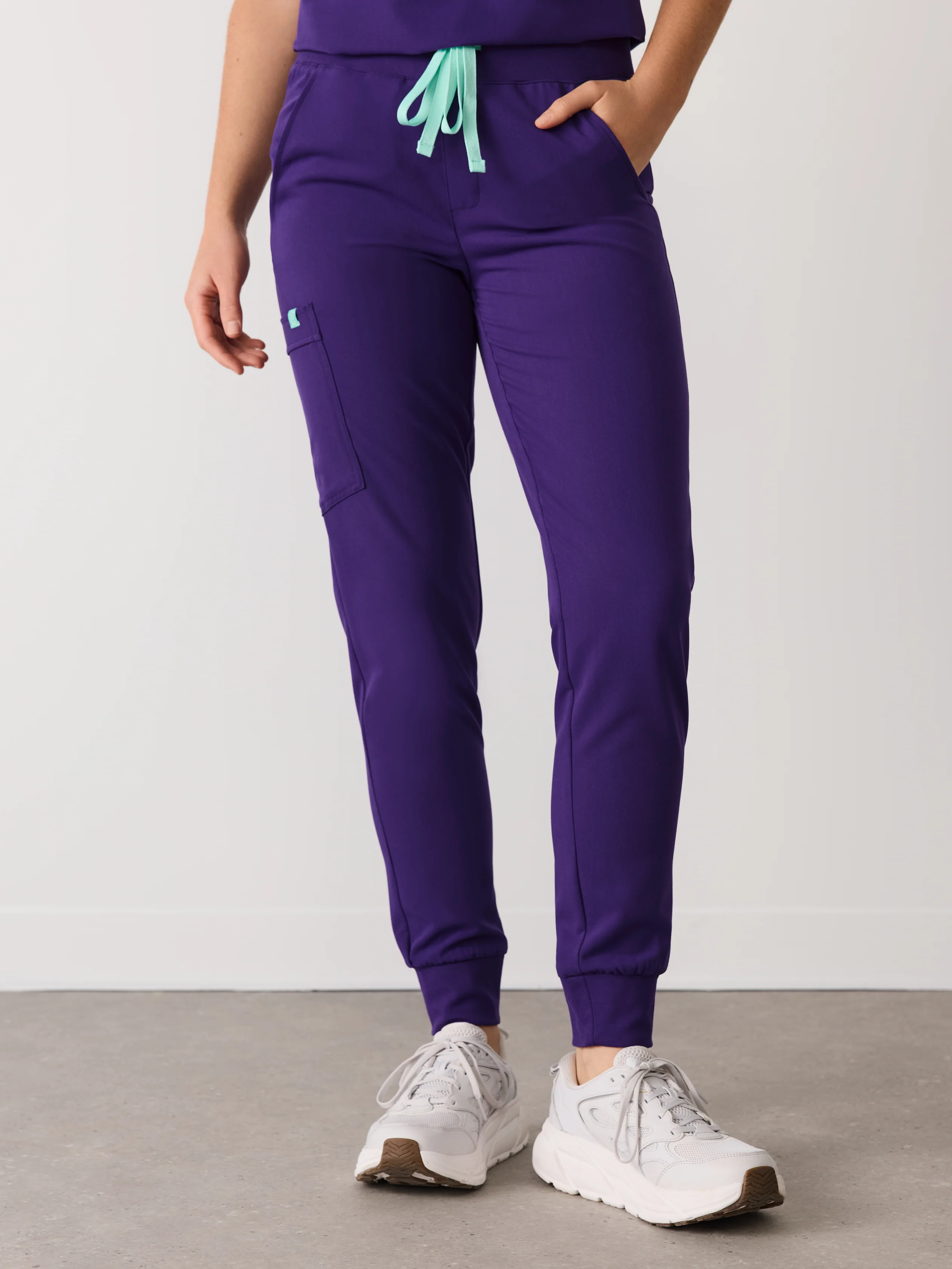 DEMI RE-GARDE™ - MIDNIGHT VELVET - Jogger Scrub Pants - SILVADUR™ - Final Sale - Image 2