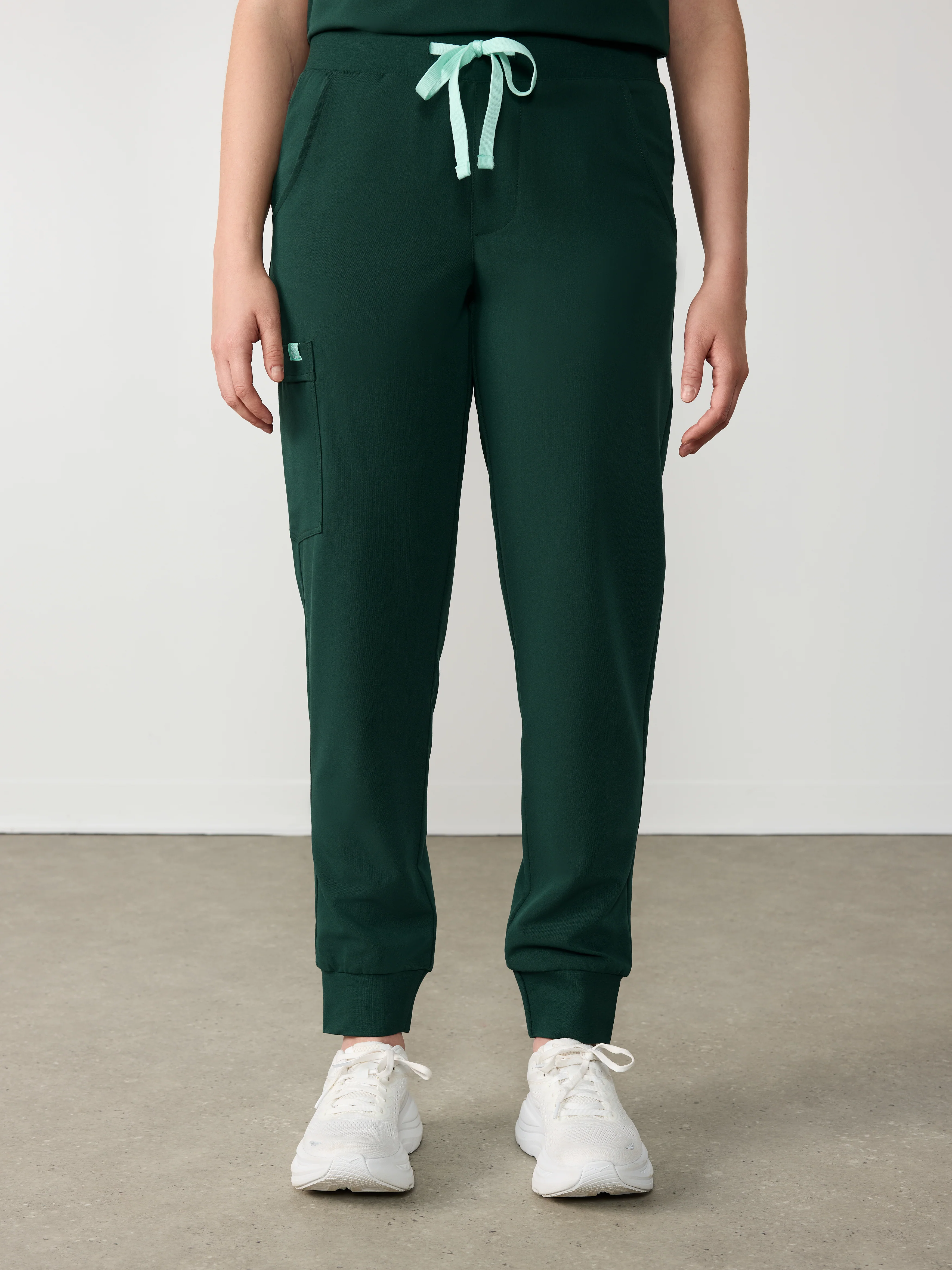 DEMI RE-GARDE™ - FOREST GREEN - Jogger Scrub Pants - SILVADUR™ - Image 3