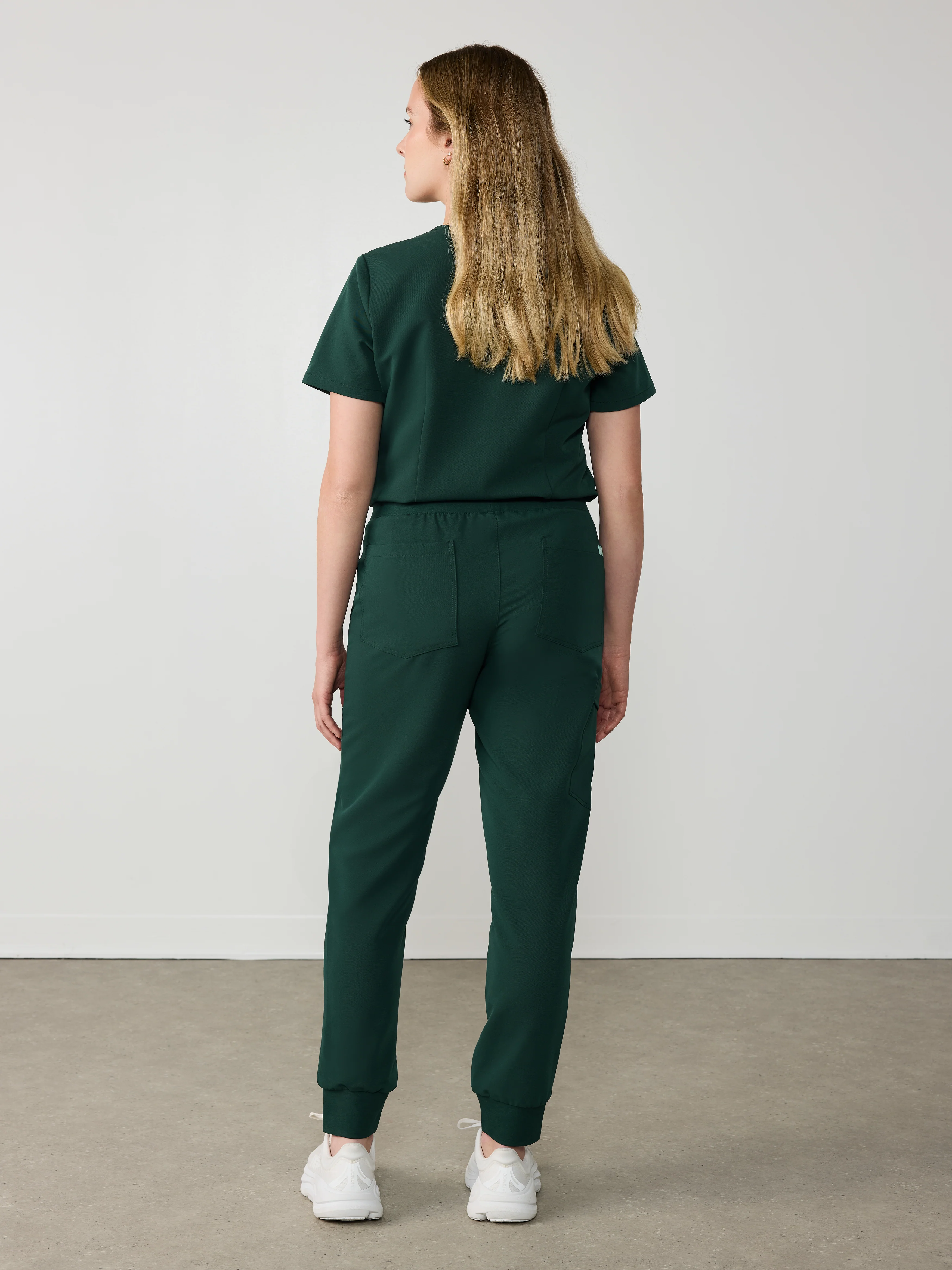 DEMI RE-GARDE™ - FOREST GREEN - Jogger Scrub Pants - SILVADUR™ - Image 4