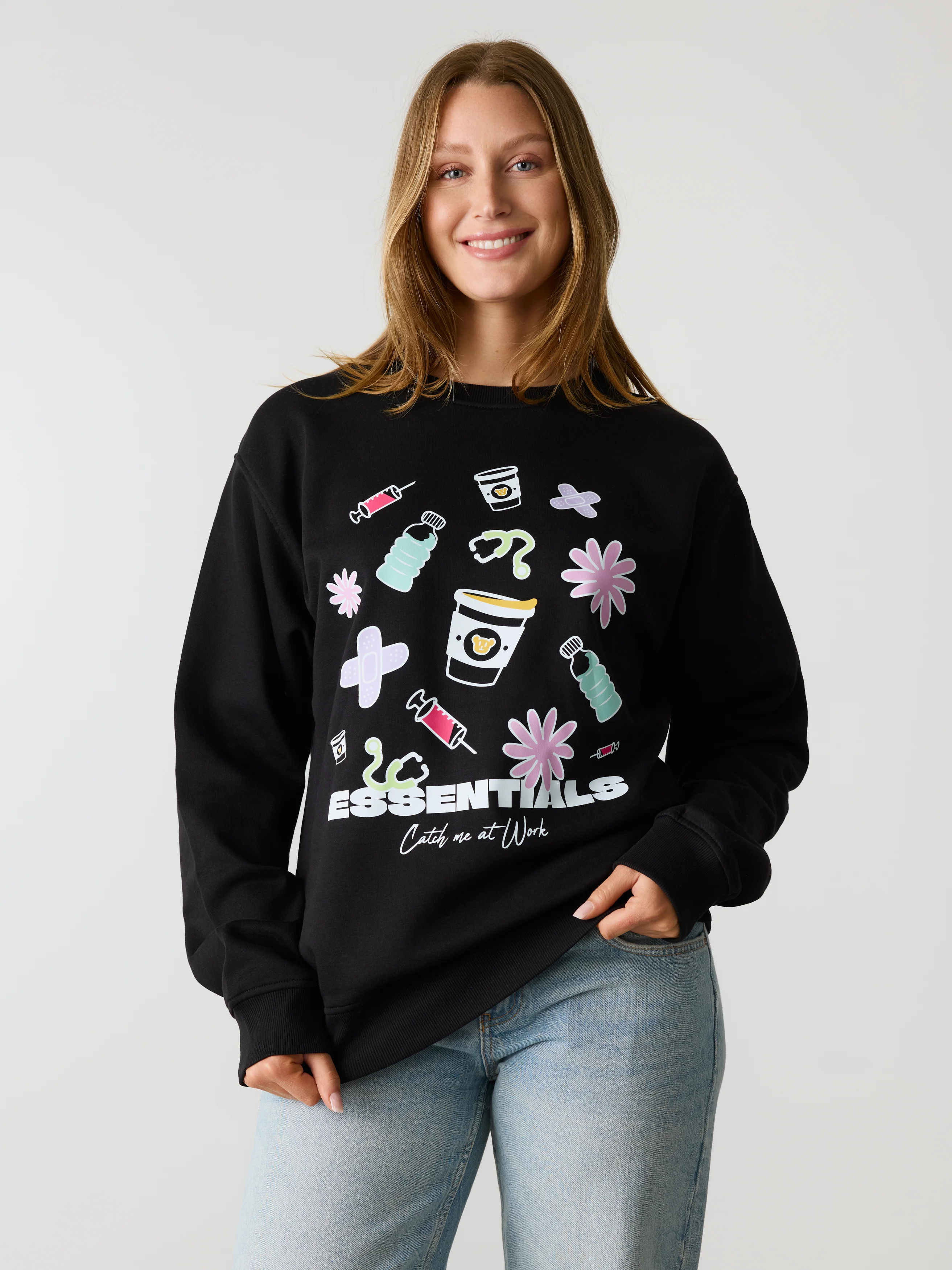 Essentials - Crewneck Black