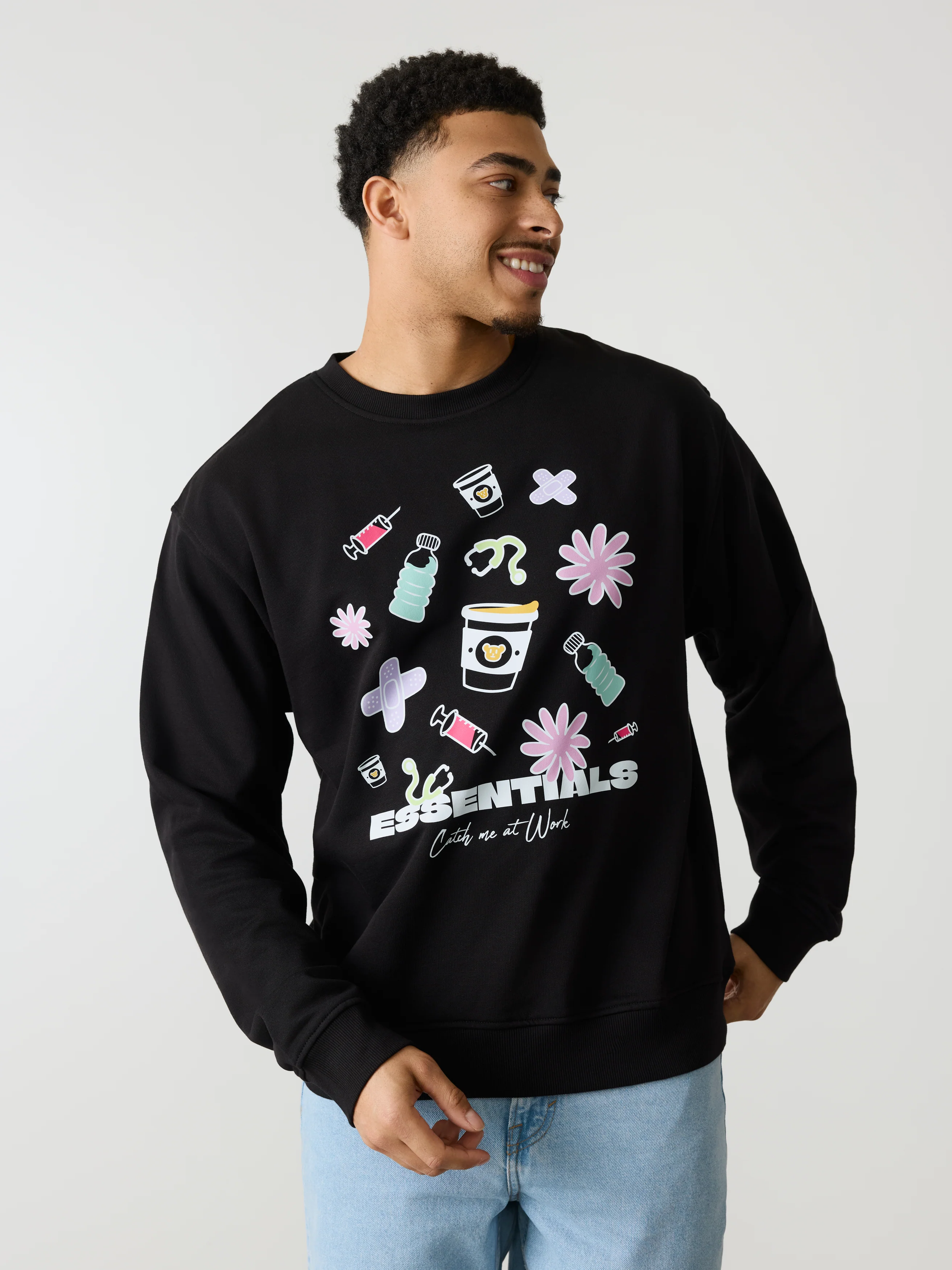 Essentials - Crewneck Black - Image 4