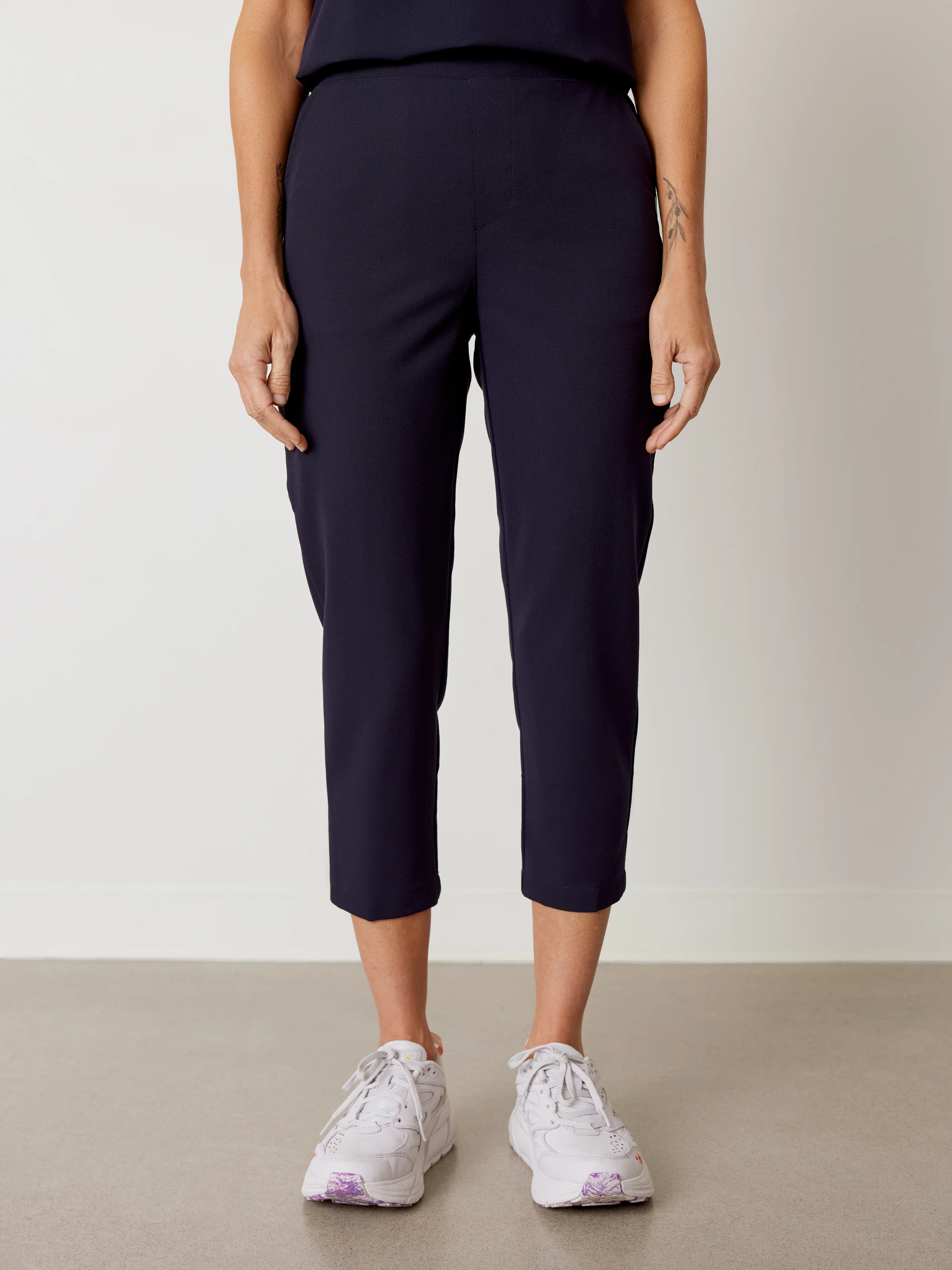 EVA RE-GARDE™ - NAVY - 7/8 Scrub Pants - SILVADUR™ - Final Sale - Image 2