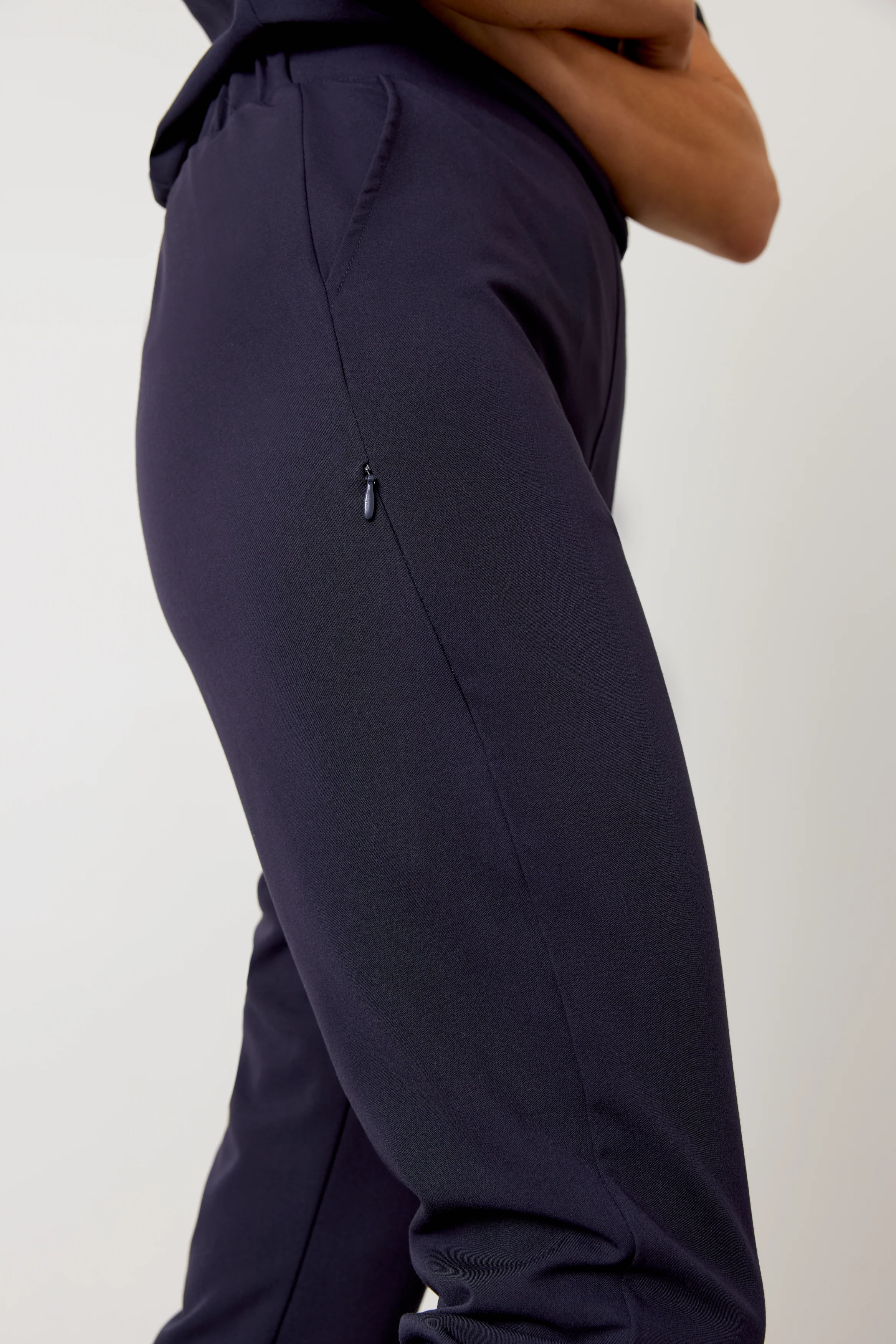 EVA RE-GARDE™ - NAVY - 7/8 Scrub Pants - SILVADUR™ - Final Sale - Image 4