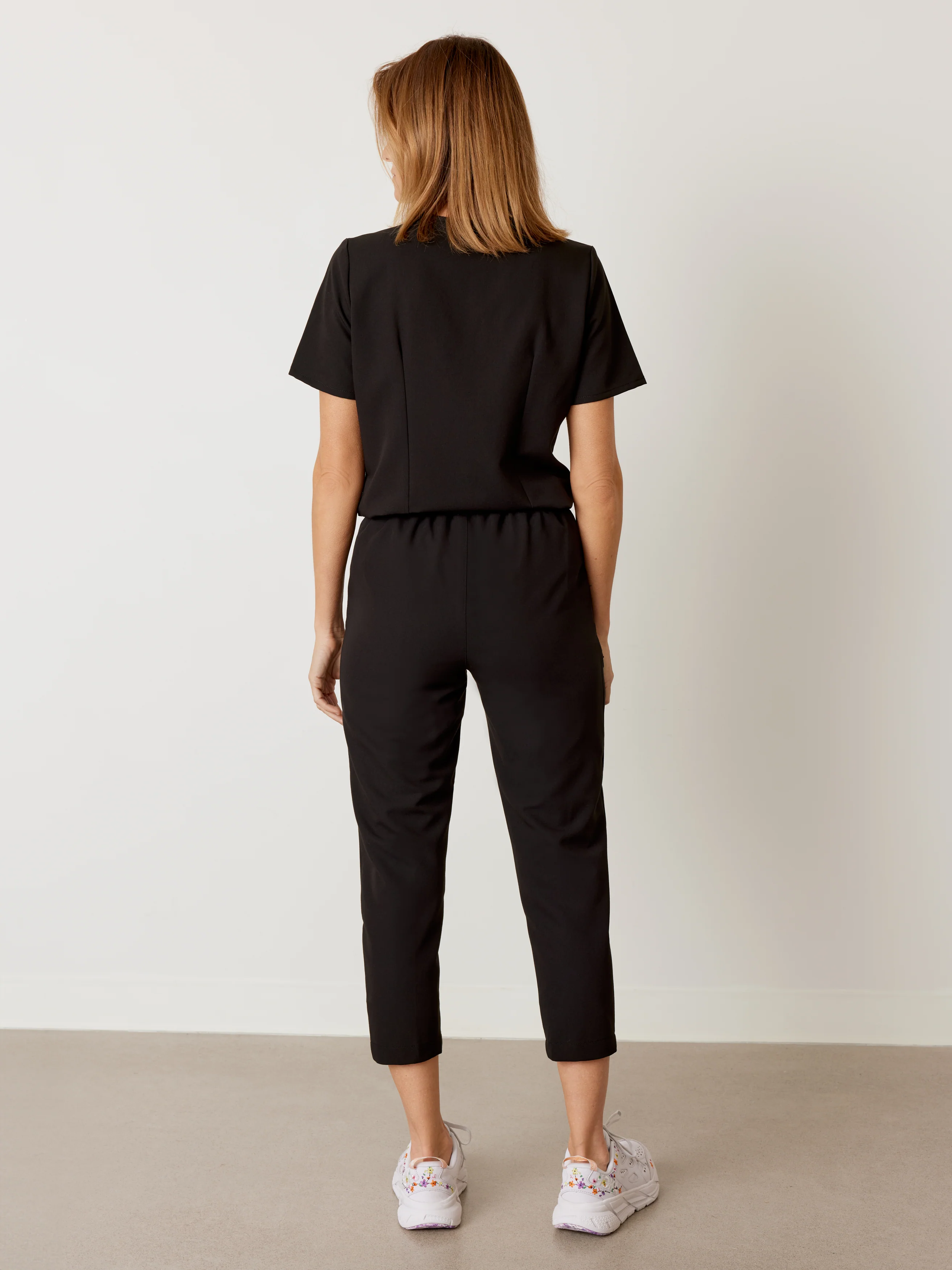 EVA RE-GARDE™ - BLACK - 7/8 Scrub Pants - SILVADUR™ - Image 6