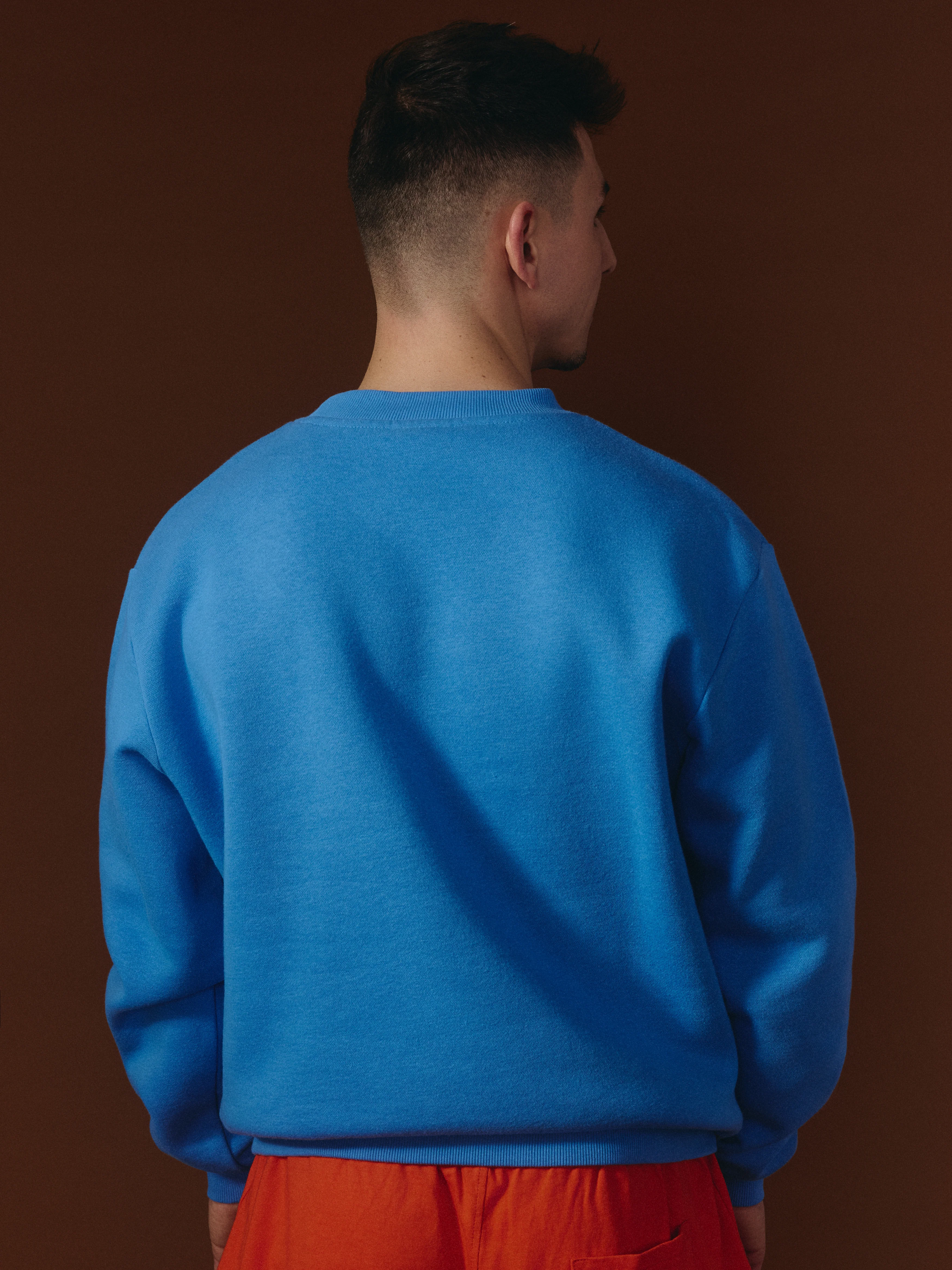 G-M x Pony - Crewneck Blue - Teddy ''Care Club'' - Image 3