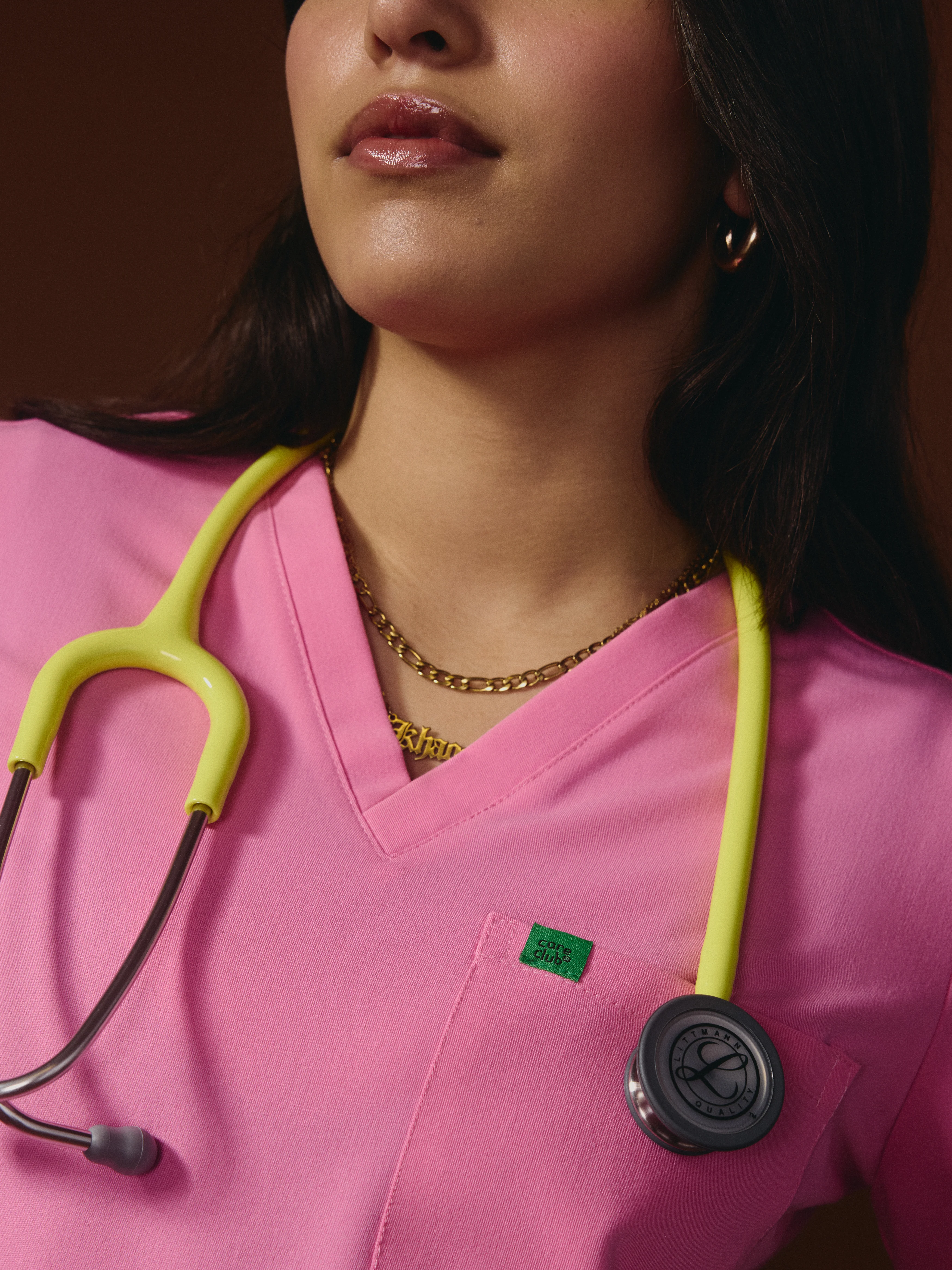 GABRIELLE RE-GARDE™ - G-M x PONY PINK - One Pocket Scrub Top - SILVADUR™ - Image 2
