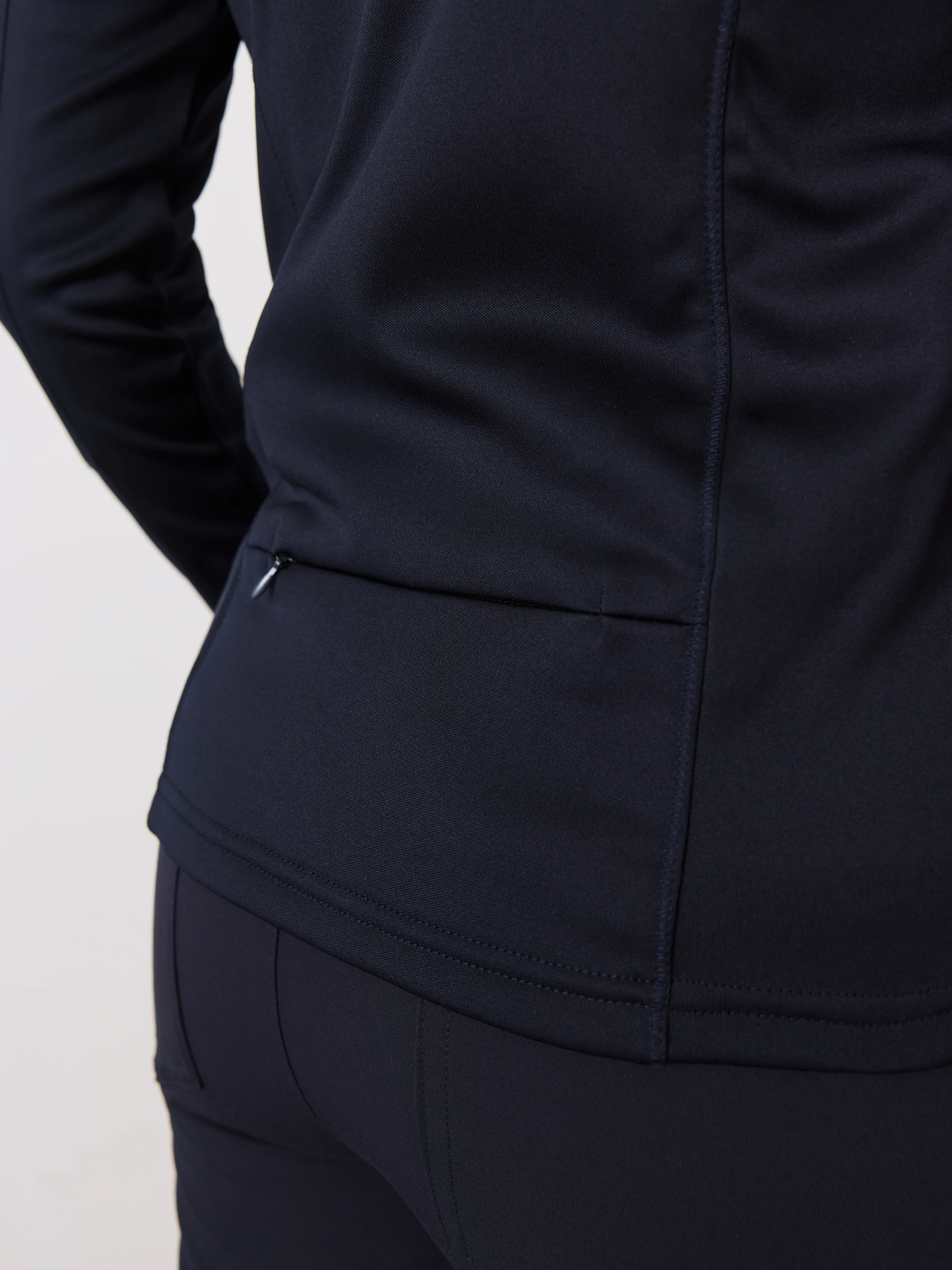 Polyester Full Zip Jacket – Navy – Garde-Malade Embroidery - Image 6