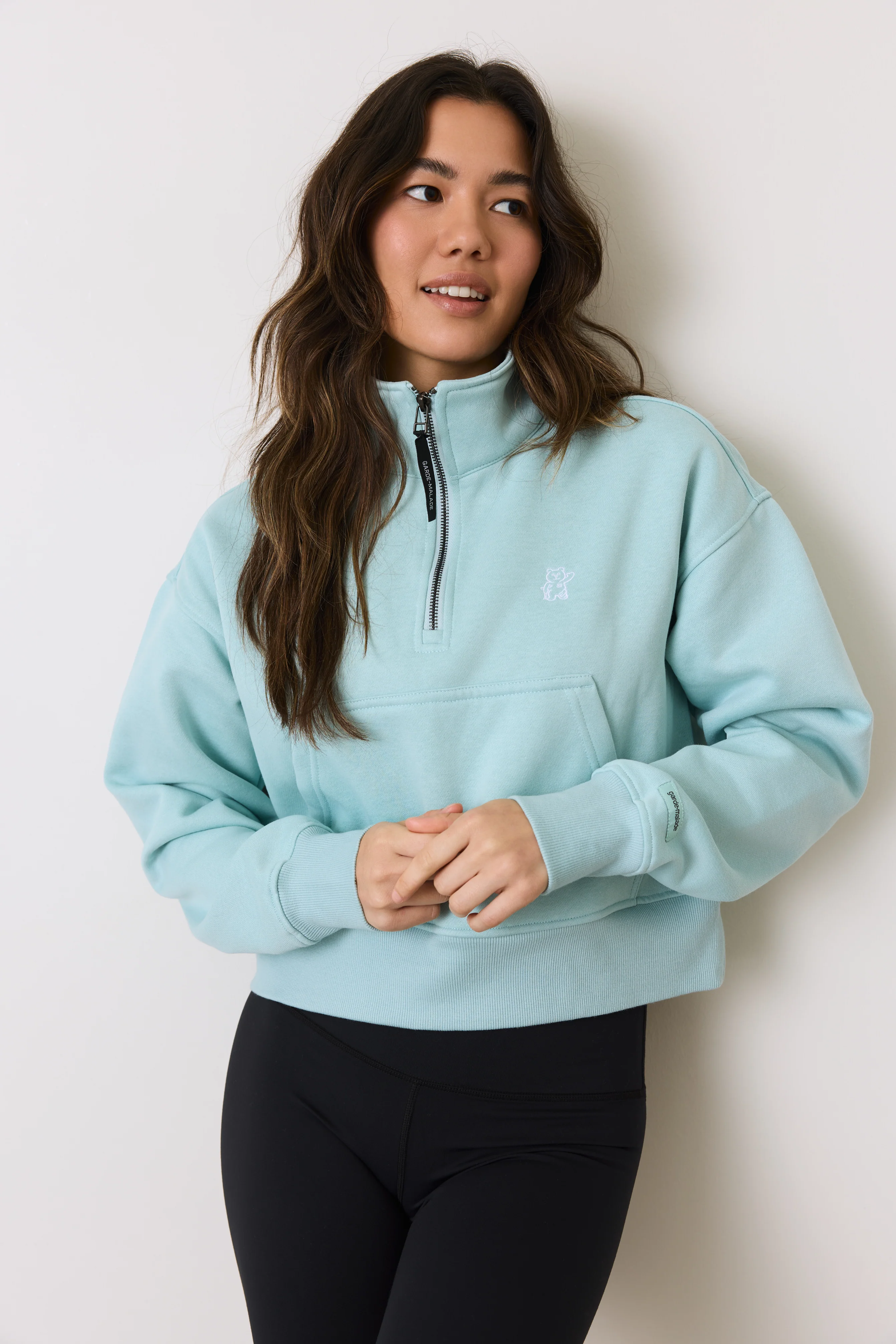 Half Zip Vest - Mint