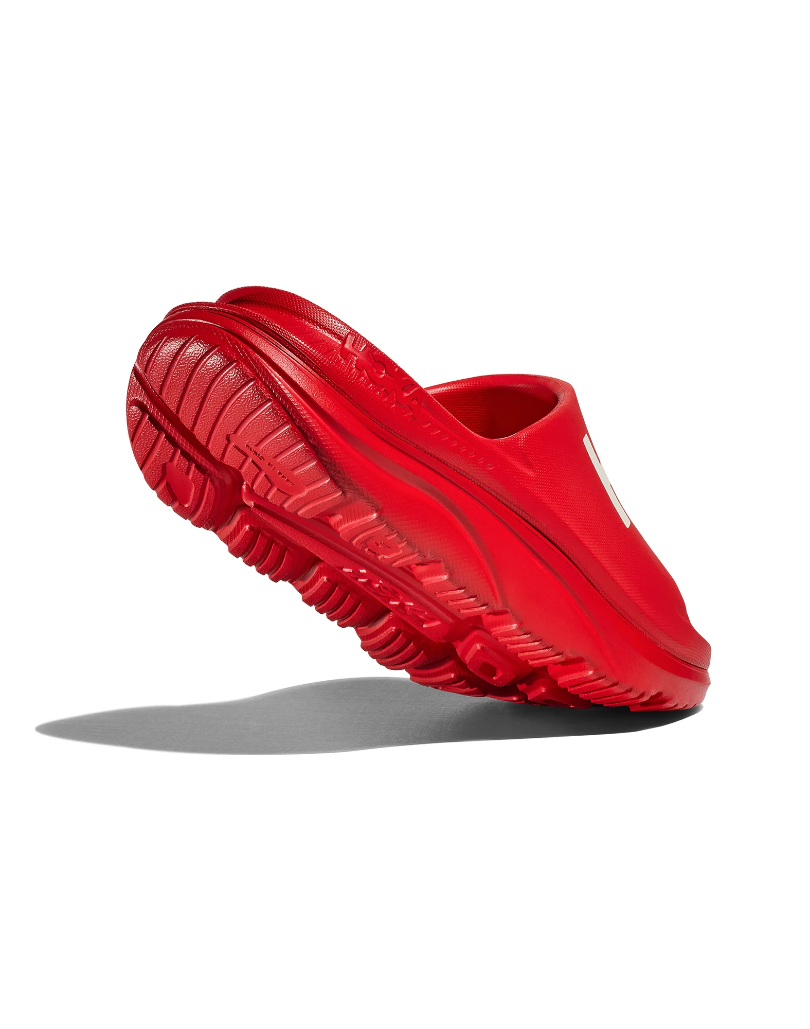 Hoka Ora Athletic Slide Unisexe Vermillion / White - Image 3