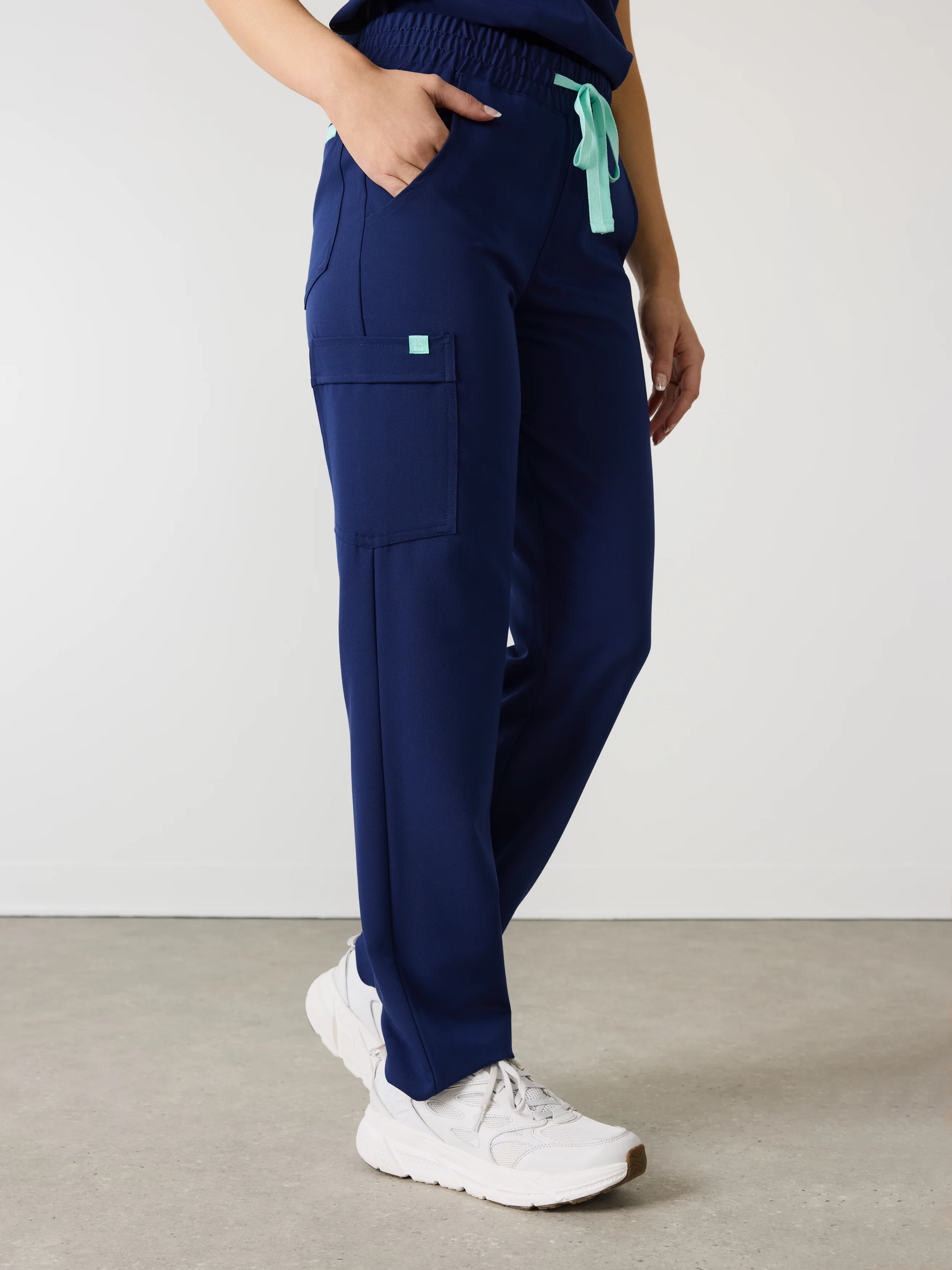 JULIETA RE-GARDEâ„¢ - MODERN NAVY - Straight Cut Scrub Pants - SILVADURâ„¢ - Image 2