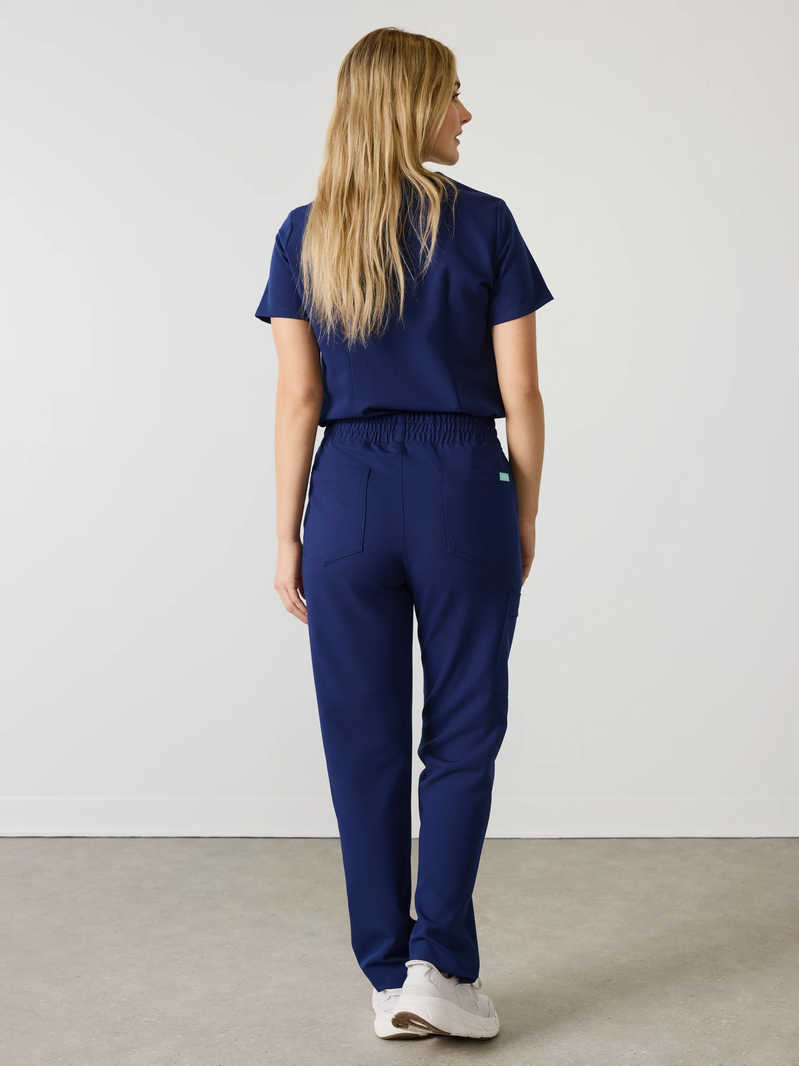 JULIETA RE-GARDEâ„¢ - MODERN NAVY - Straight Cut Scrub Pants - SILVADURâ„¢ - Image 4