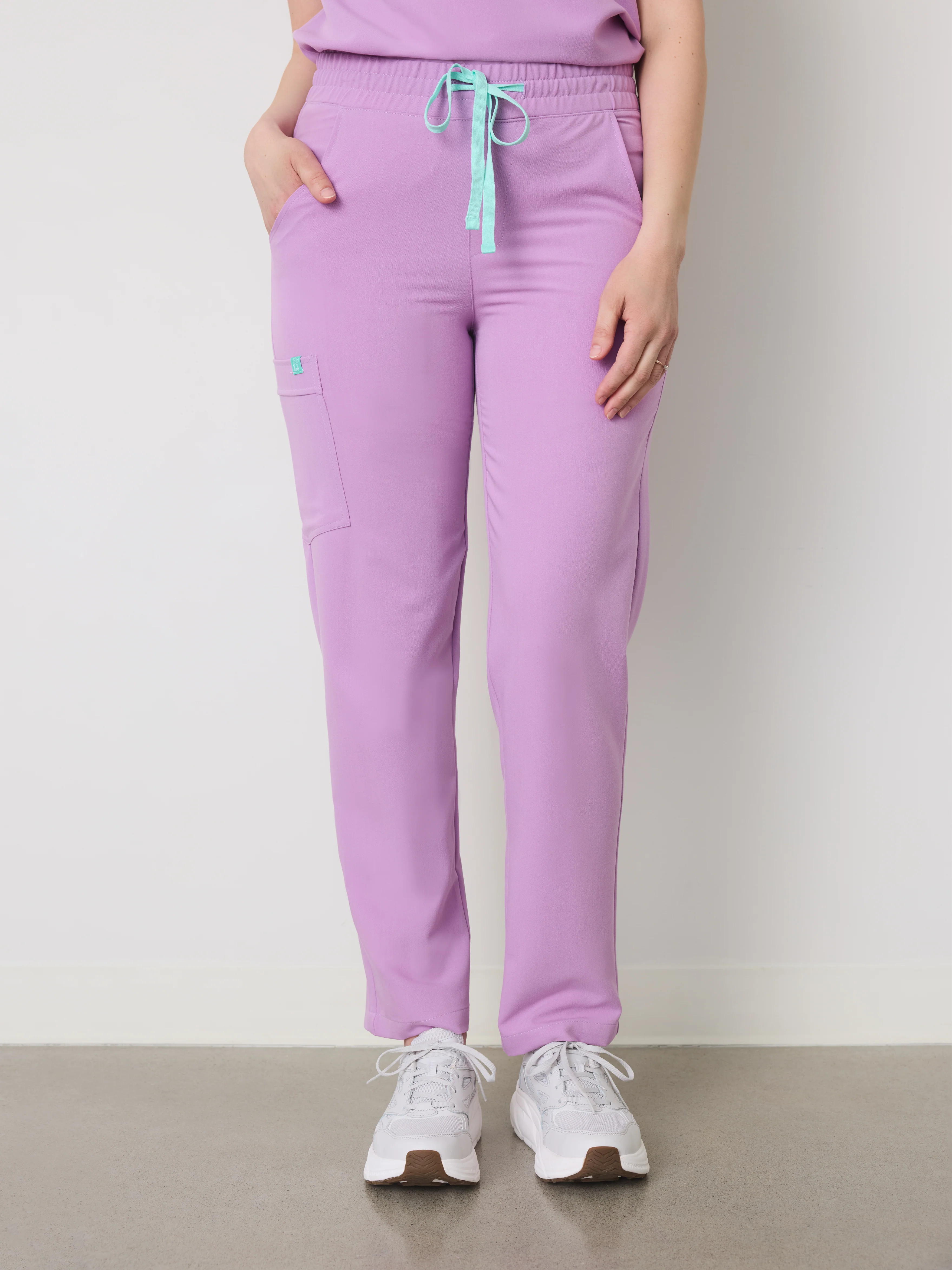 JULIETA RE-GARDE™ - LILAC - Straight Cut Scrub Pants - SILVADUR™ - Final Sale - Image 3