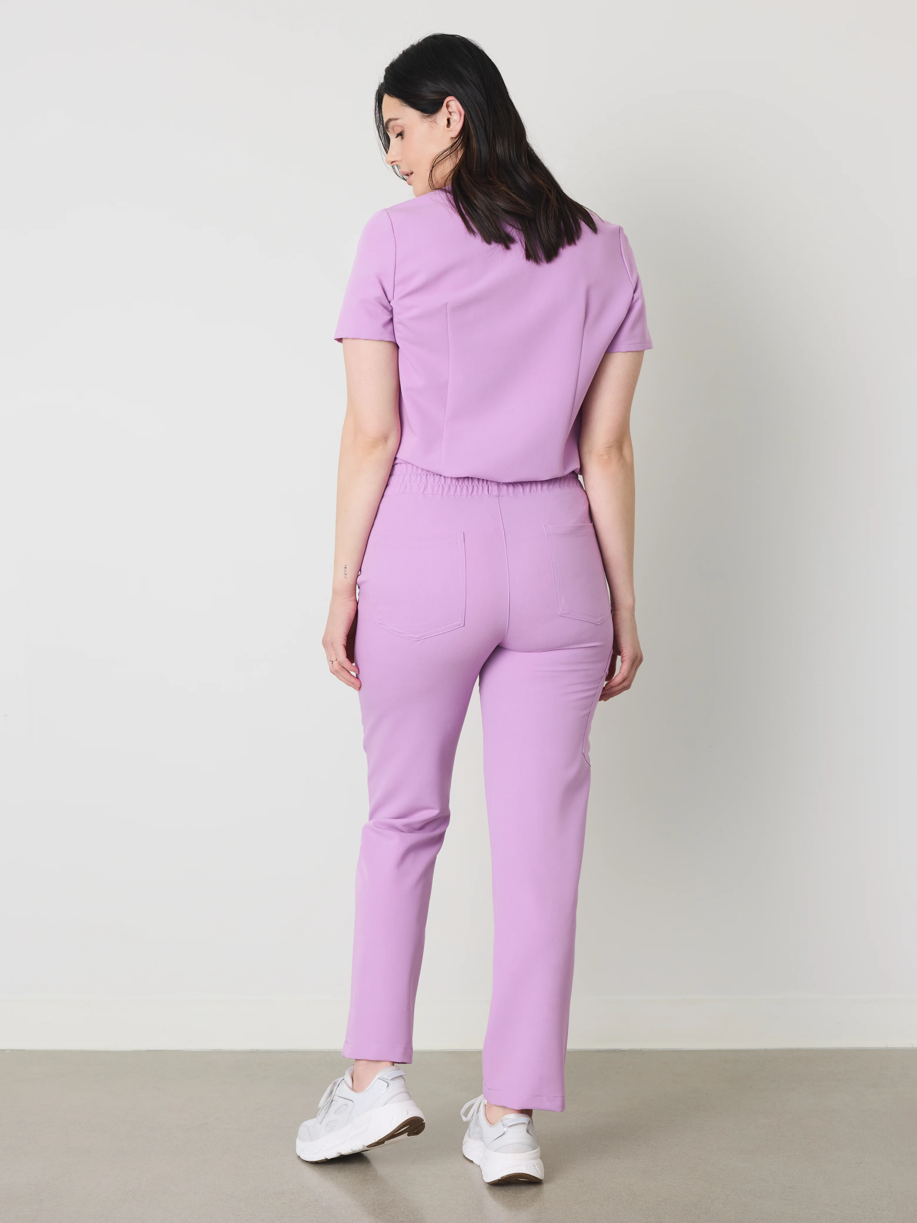 JULIETA RE-GARDE™ - LILAC - Straight Cut Scrub Pants - SILVADUR™ - Final Sale - Image 4