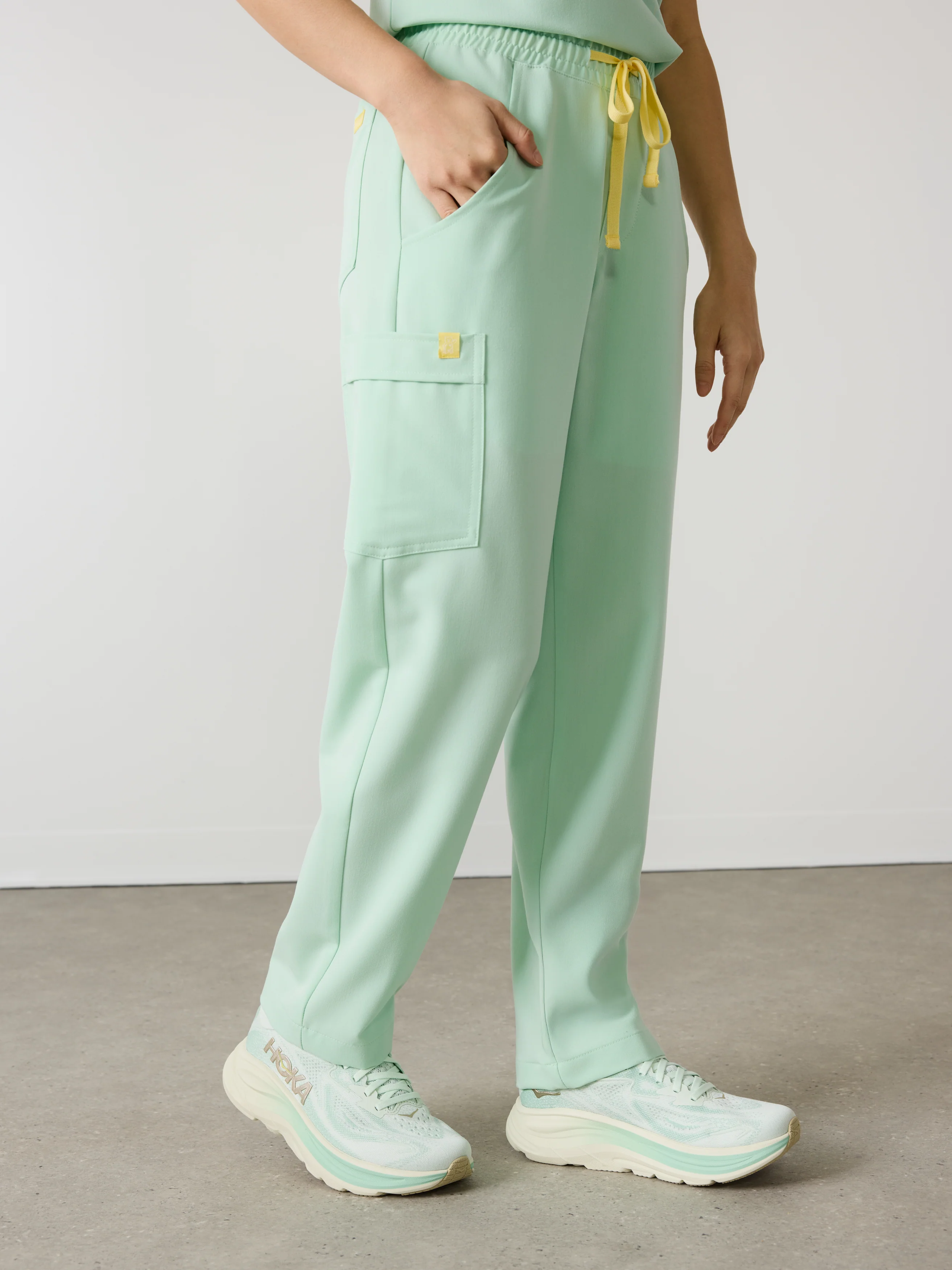 JULIETA RE-GARDE™ - MISTY MINT - Straight Cut Scrub Pants - SILVADUR™ - Image 2