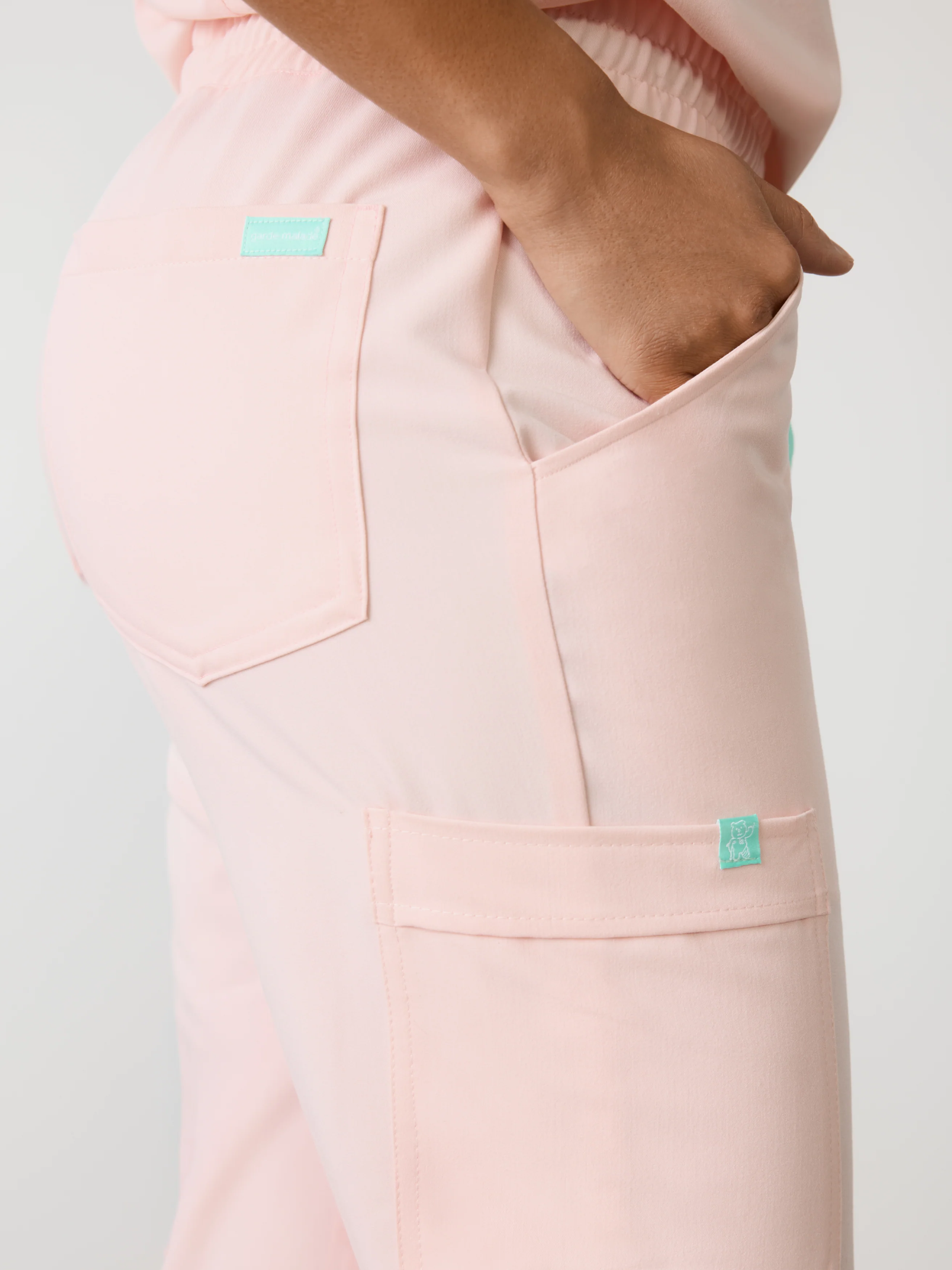 JULIETA RE-GARDE™ - ROSE QUARTZ - Straight Cut Scrub Pants - SILVADUR™ - Image 3