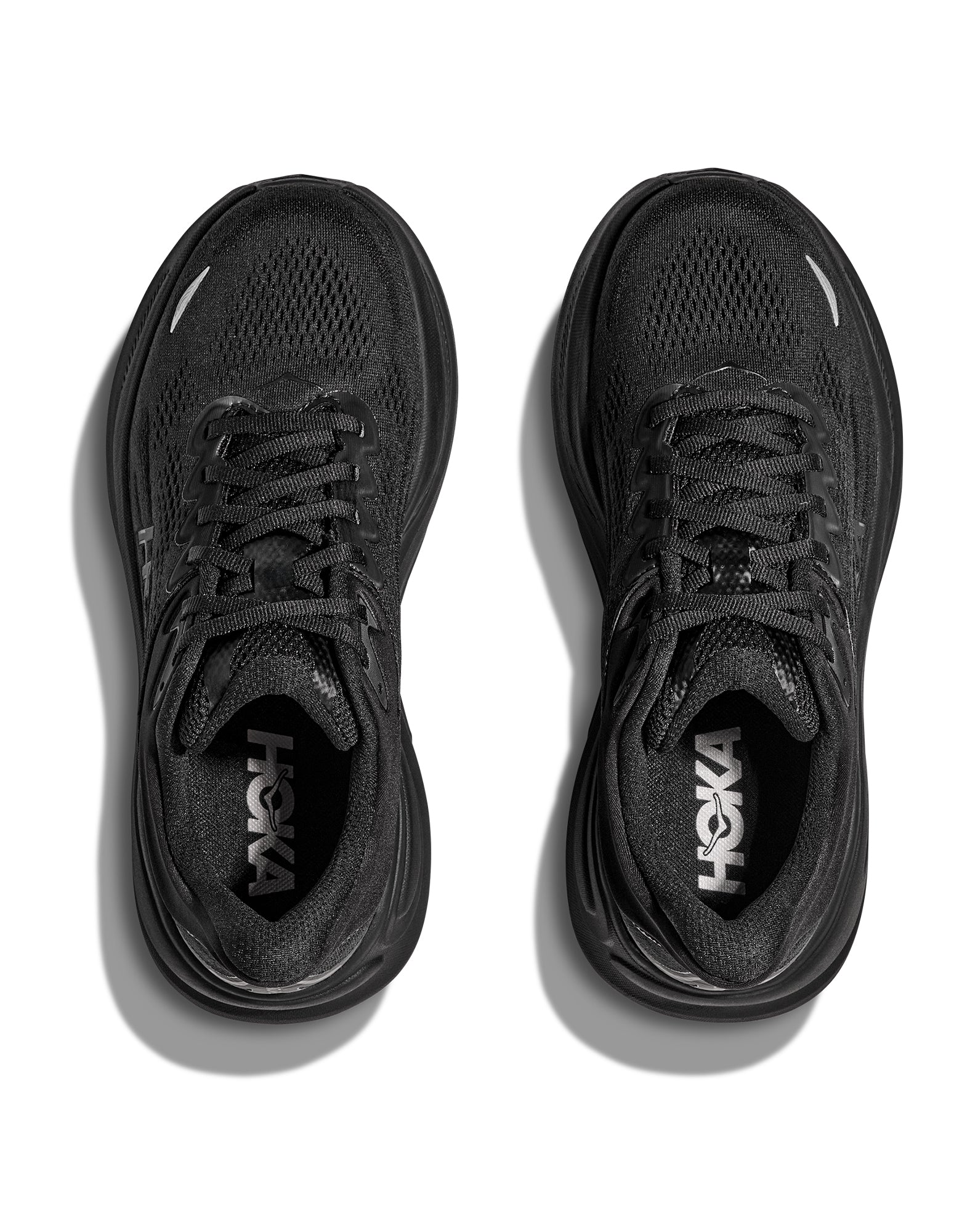 Men's Hoka Bondi 9 Black / Black - Image 2