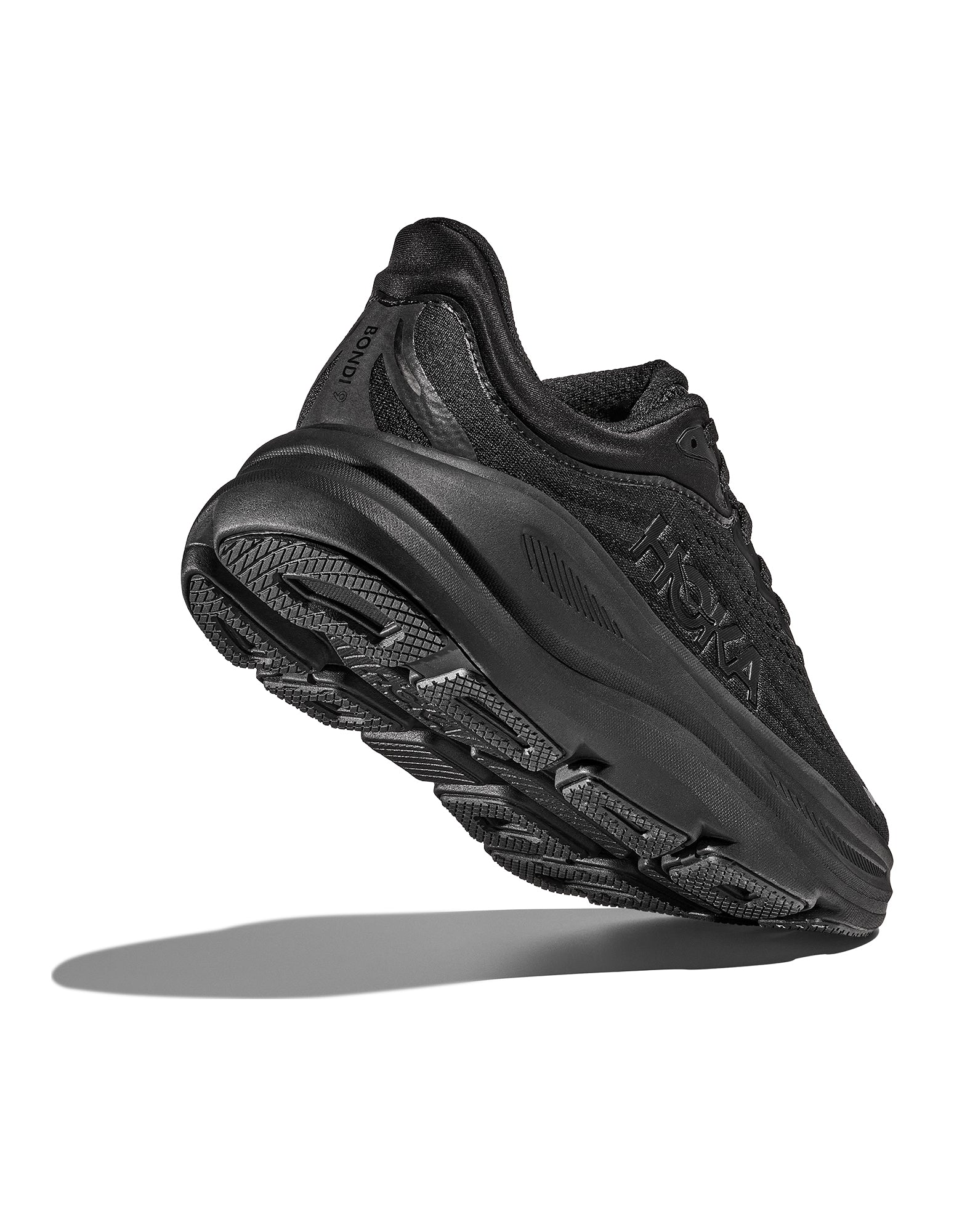 Men's Hoka Bondi 9 Black / Black - Image 3