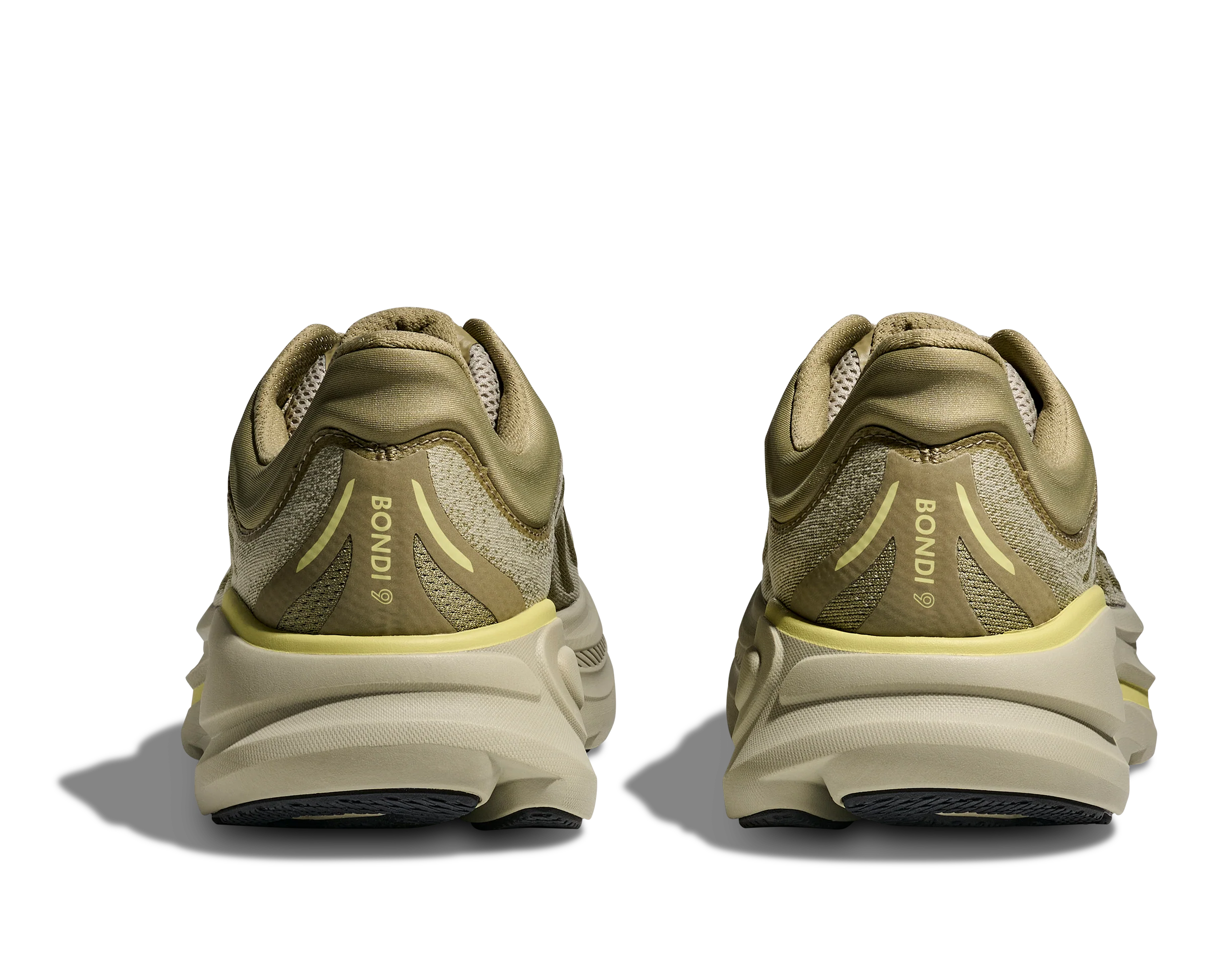 Men's Hoka Bondi 9 Grassland / Oyster Mushroom - Image 4