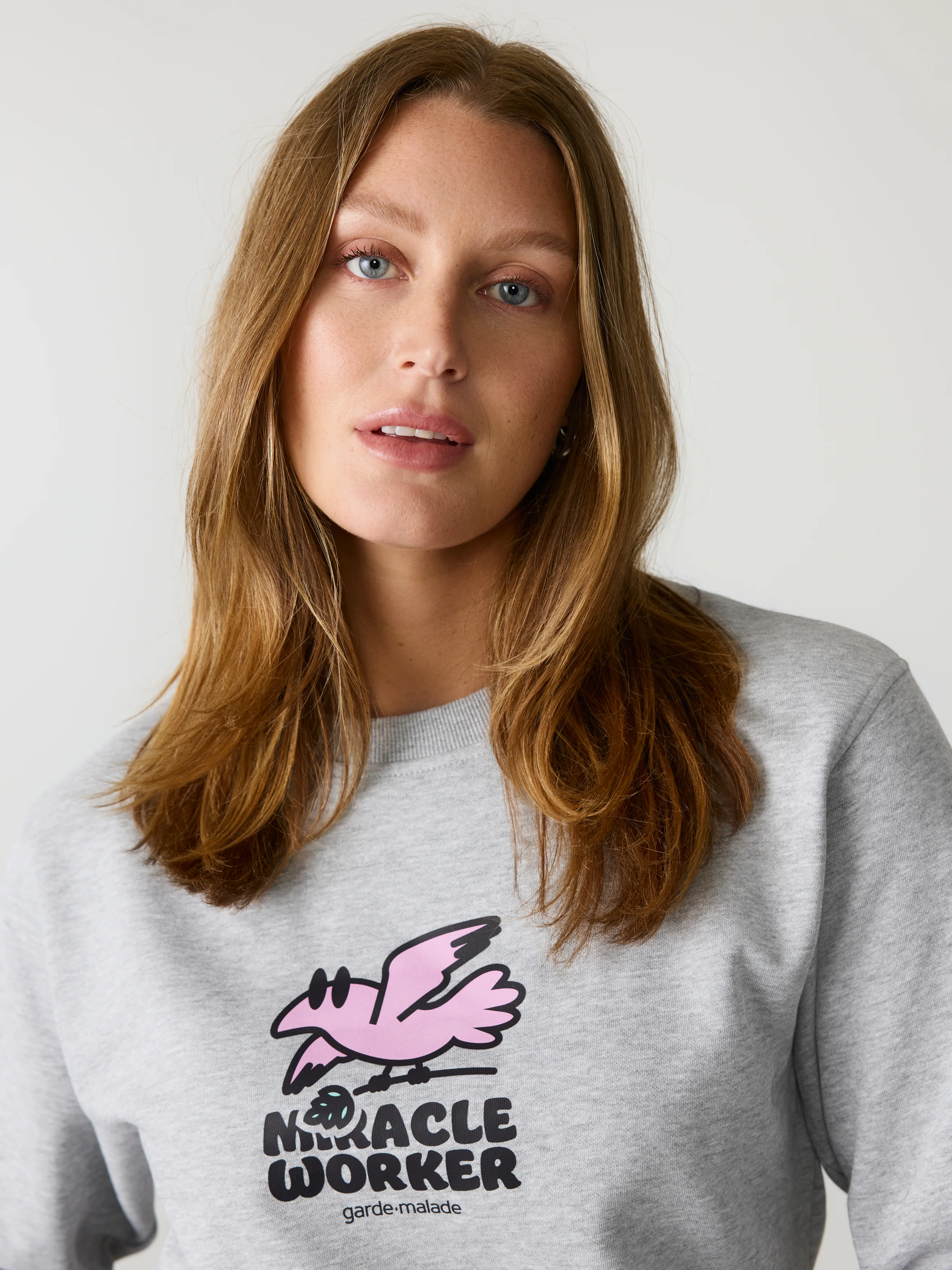 Miracle Worker - Crewneck Heather Grey - Image 2