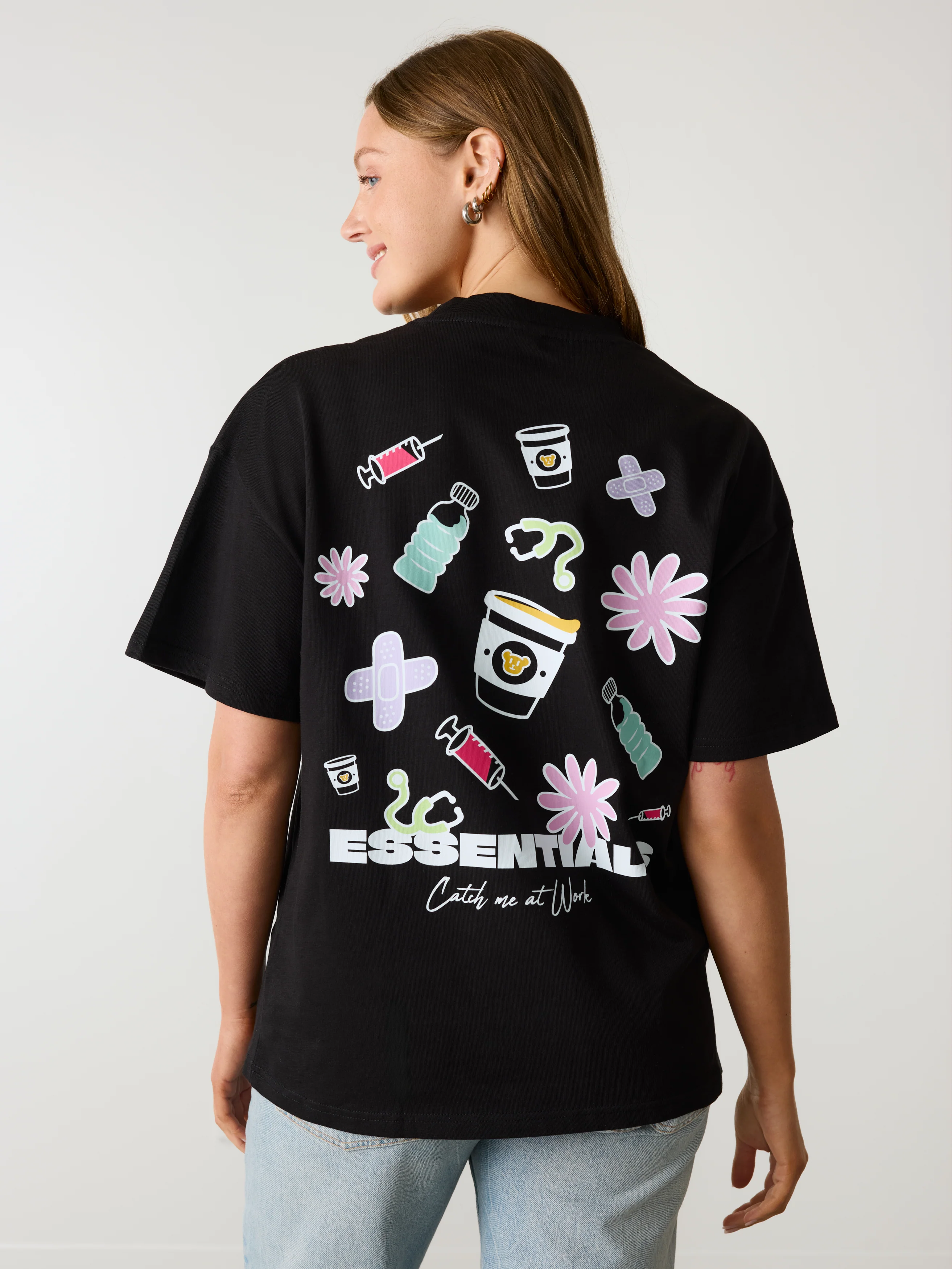 Oversized T-Shirt Unisexe - Essentials - Image 2
