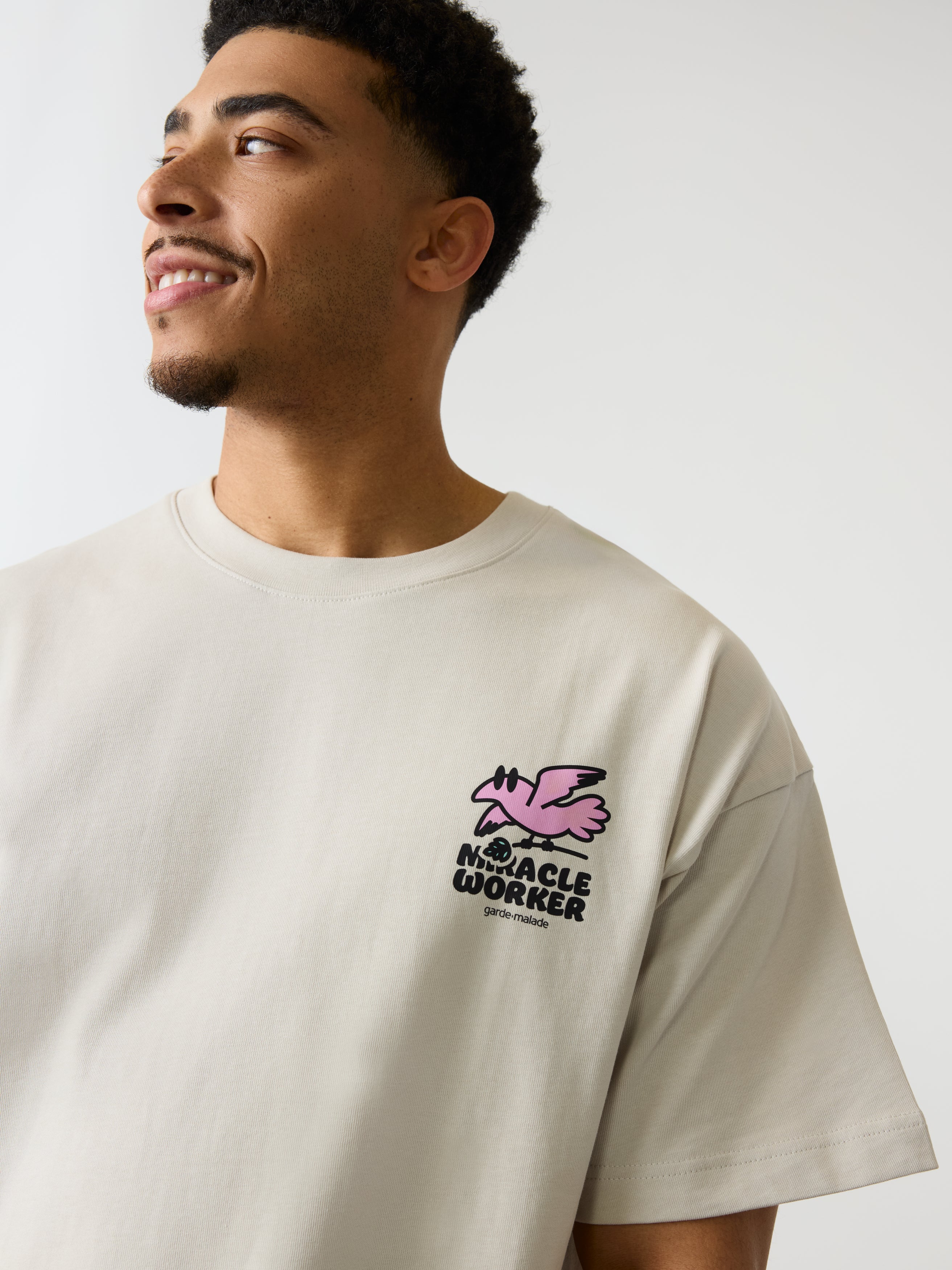 Oversized T-Shirt Unisexe - Miracle Worker - Image 5