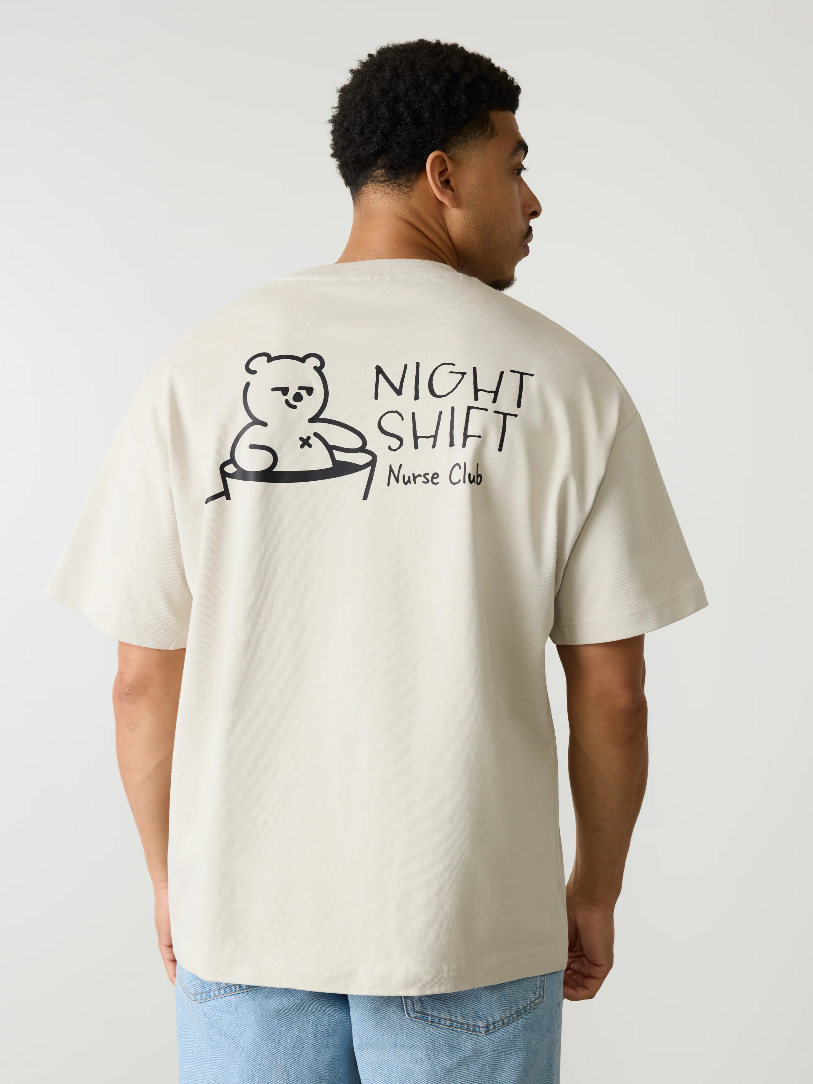 Oversized T-Shirt Unisexe - Night Shift - Image 6