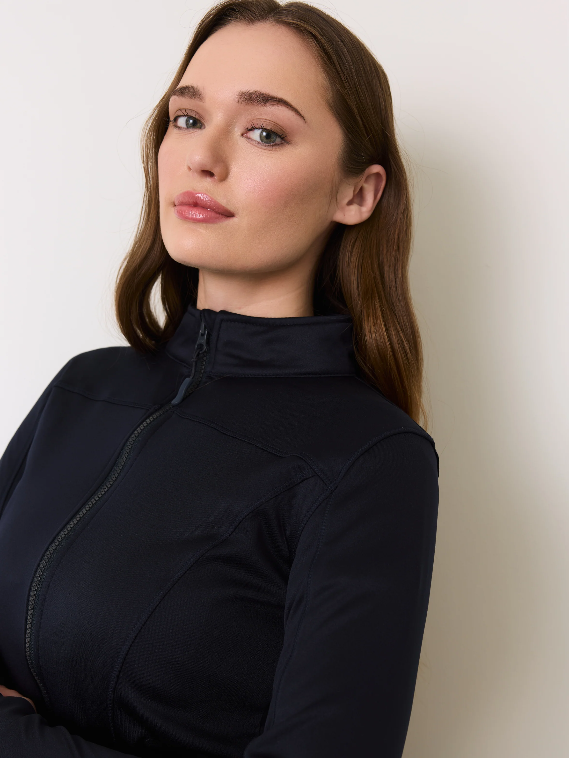 Polyester Full Zip Jacket β Navy - Image 3