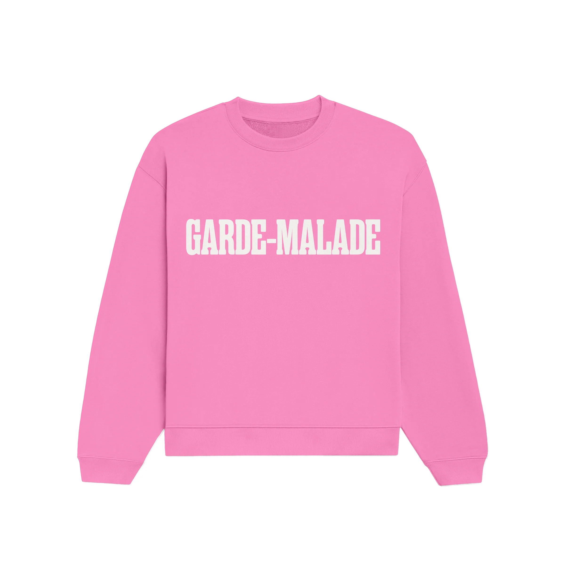 Premium Heavyweight Crewneck - Garde-Malade Classique - Azalea Pink