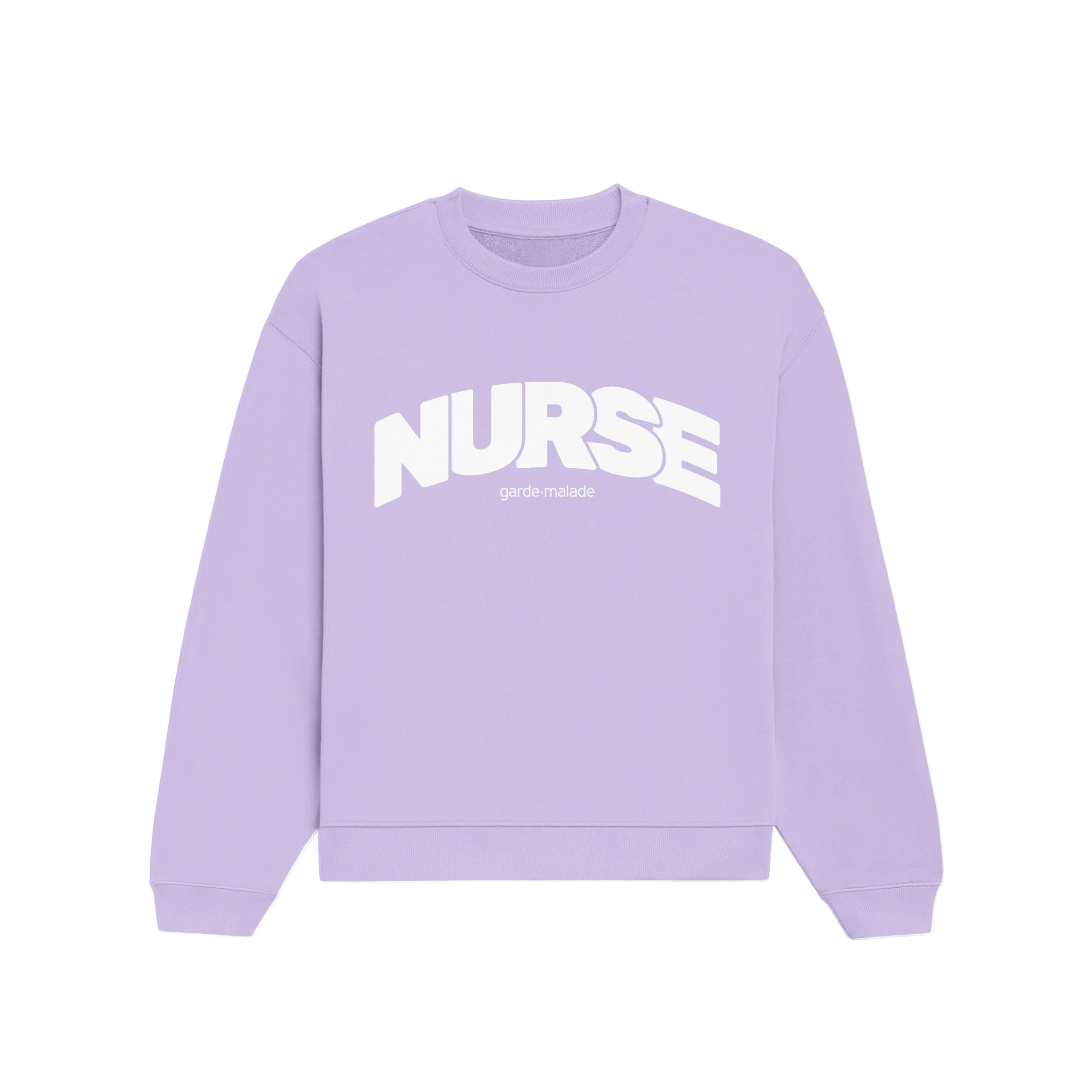 Premium Heavyweight Crewneck - NURSE - Lavender