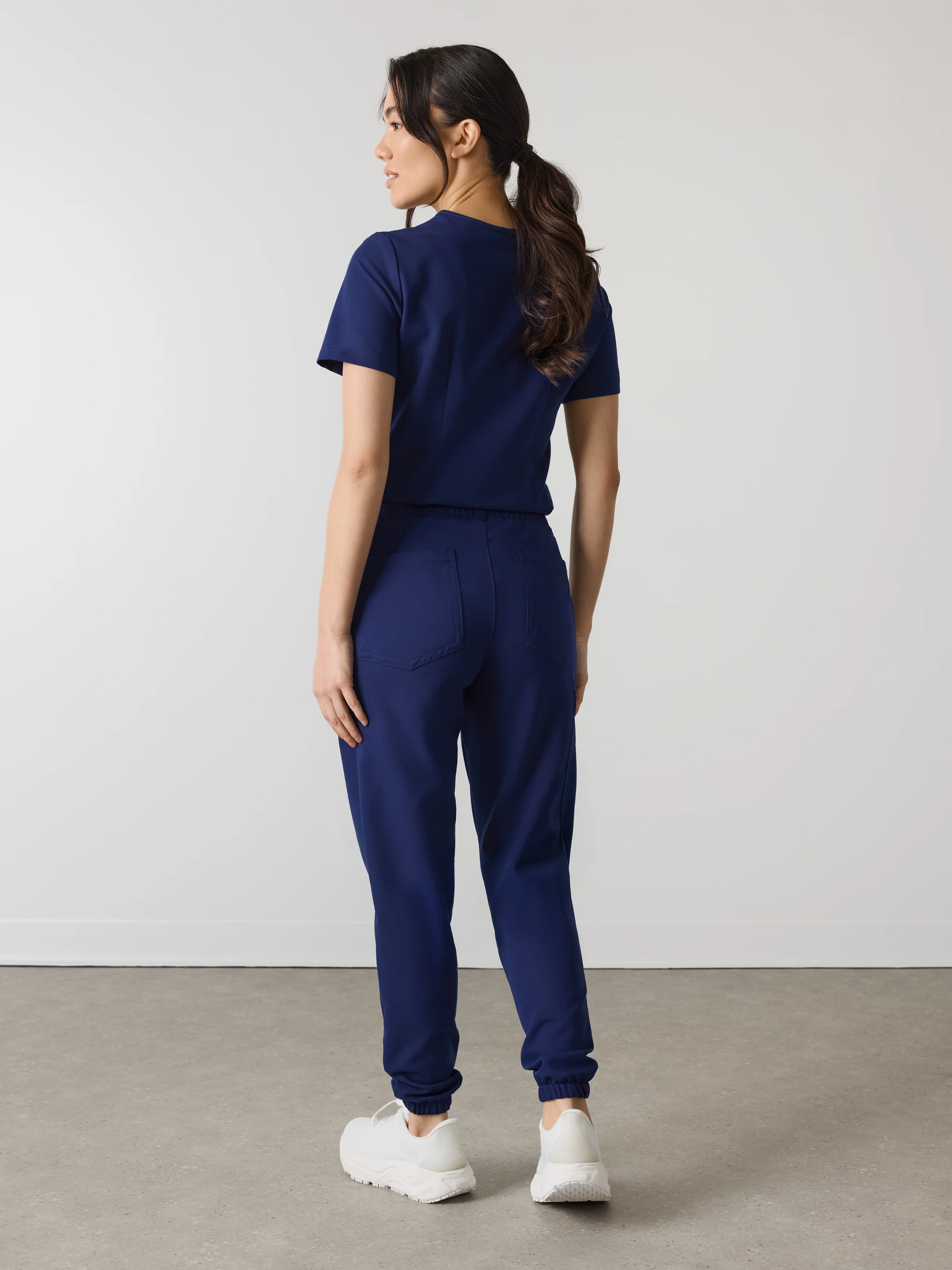 ROSIE RE-GARDEâ„¢ - MODERN NAVY - Jogger Scrub Pants - SILVADURâ„¢ - Image 4