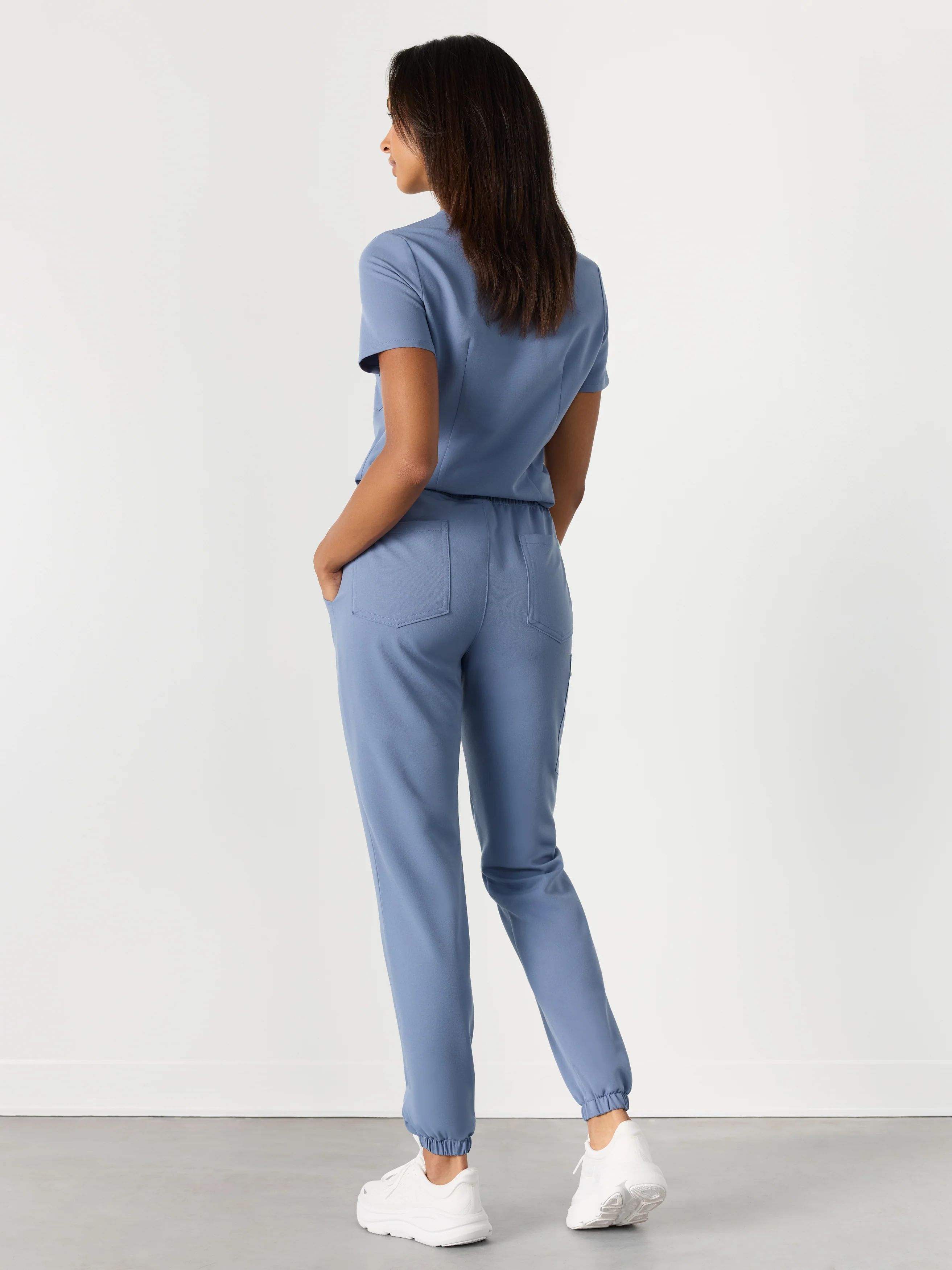 ROSIE RE-GARDEâ„¢ - BLUE HORIZON - Jogger Scrub Pants - SILVADURâ„¢ - Final Sale - Image 4
