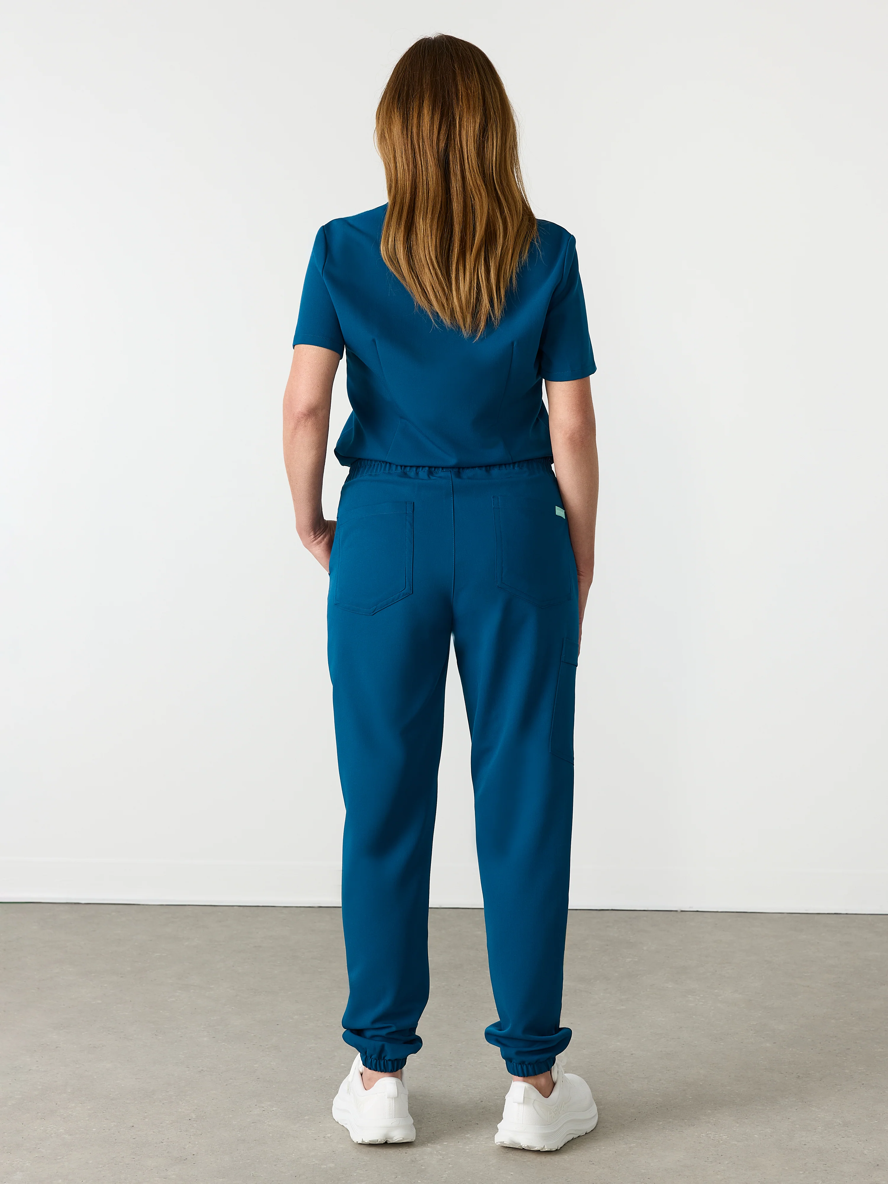 ROSIE RE-GARDEâ„¢ - OPAL BLUE - Jogger Scrub Pants - SILVADURâ„¢ - Image 4