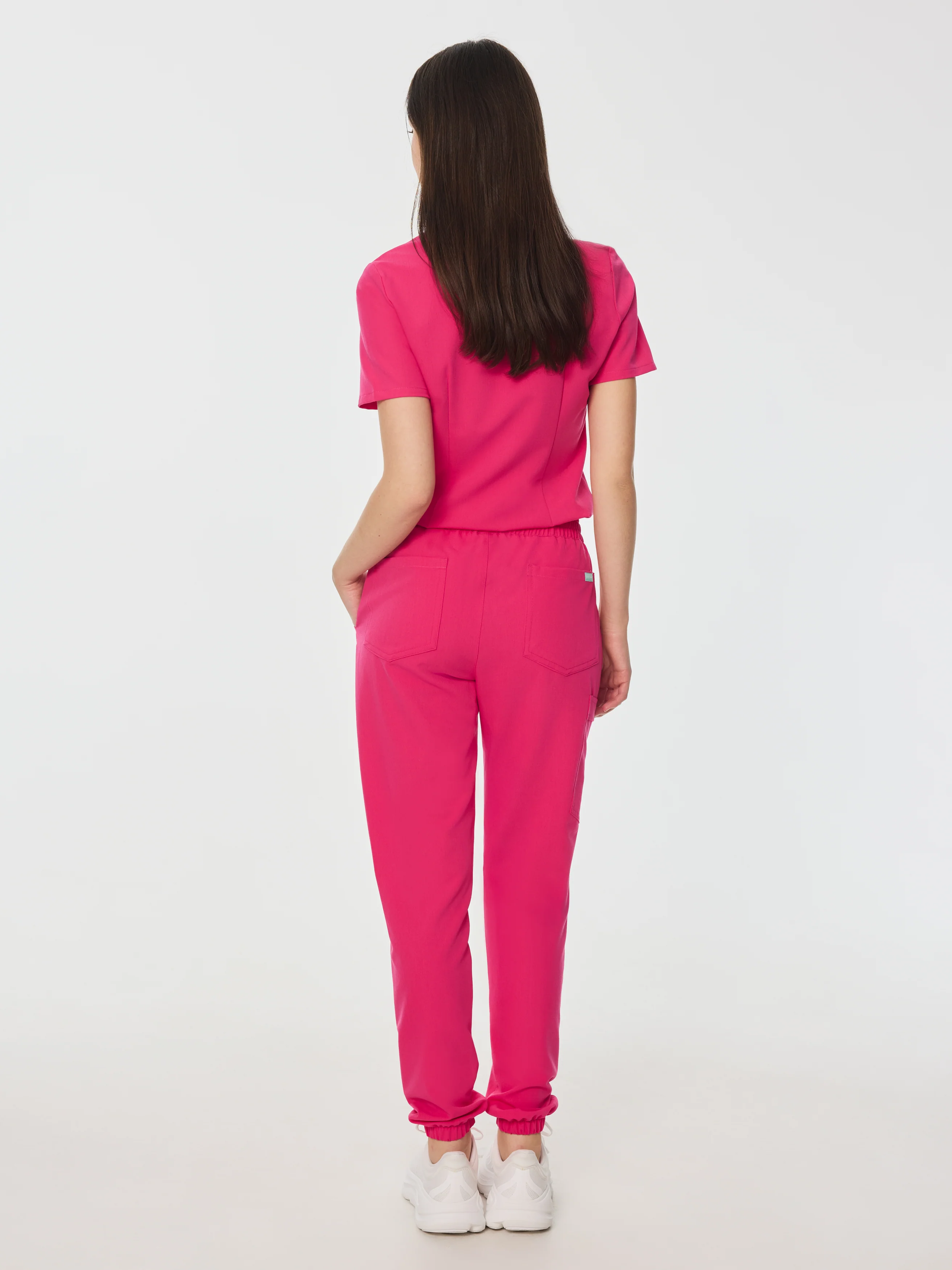 ROSIE RE-GARDE™ - PINK CRUSH - Jogger Scrub Pants - SILVADUR™ - Image 4