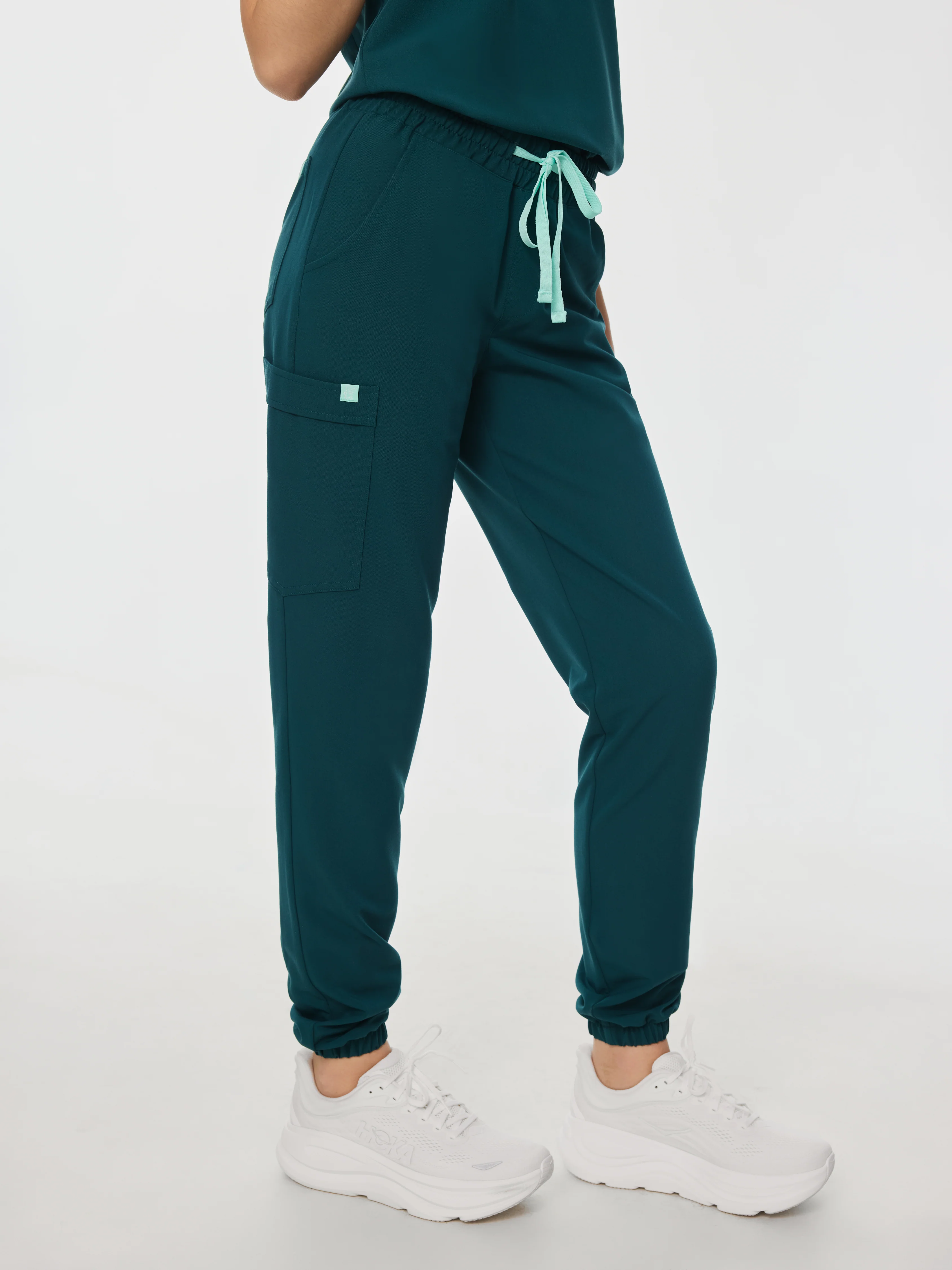 ROSIE RE-GARDE™ - TEAL - Jogger Scrub Pants - SILVADUR™ - Image 3