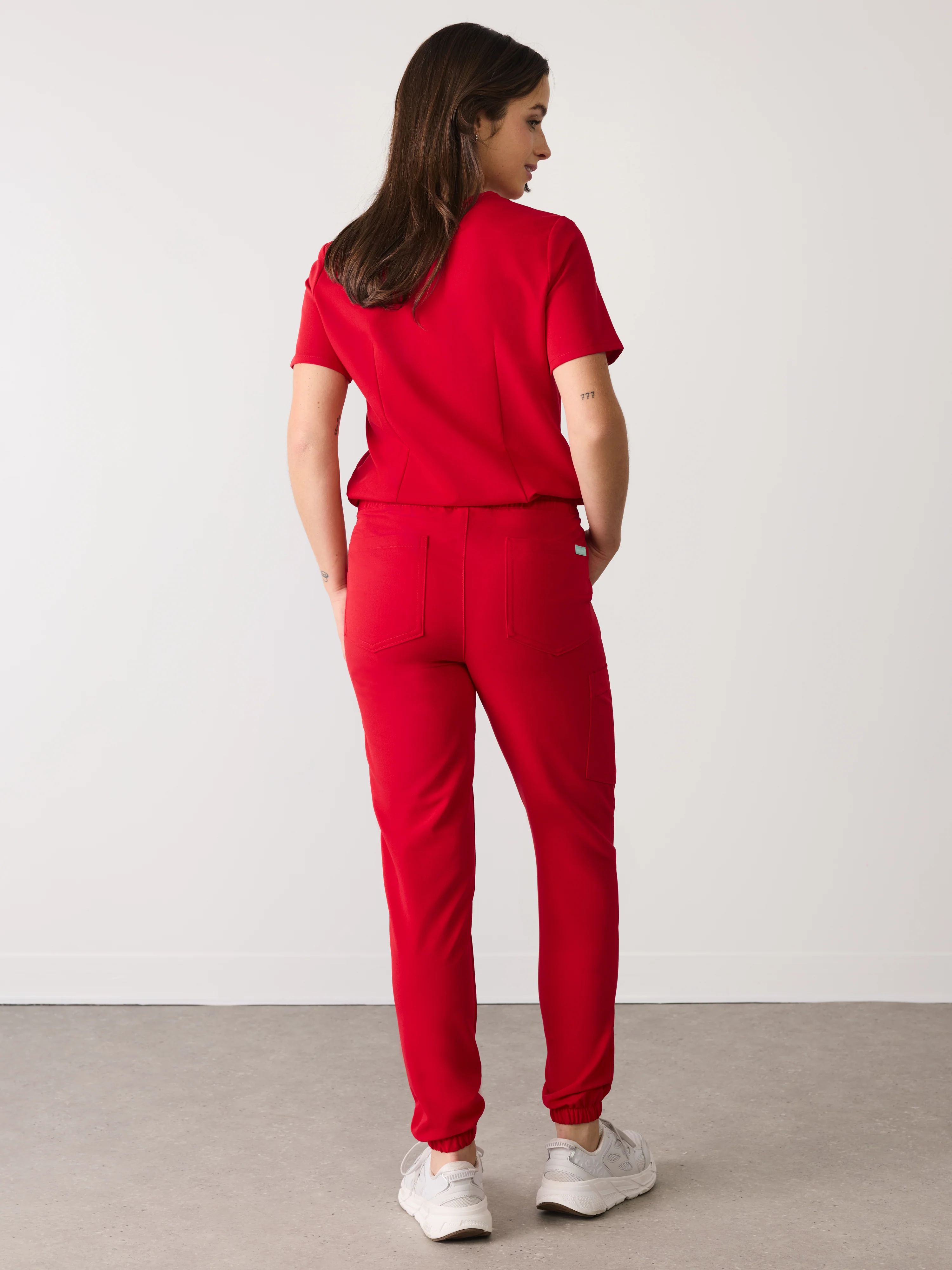 ROSIE RE-GARDE⢠- CANDY CANE - Jogger Scrub Pants - SILVADUR⢠- Final Sale - Image 4