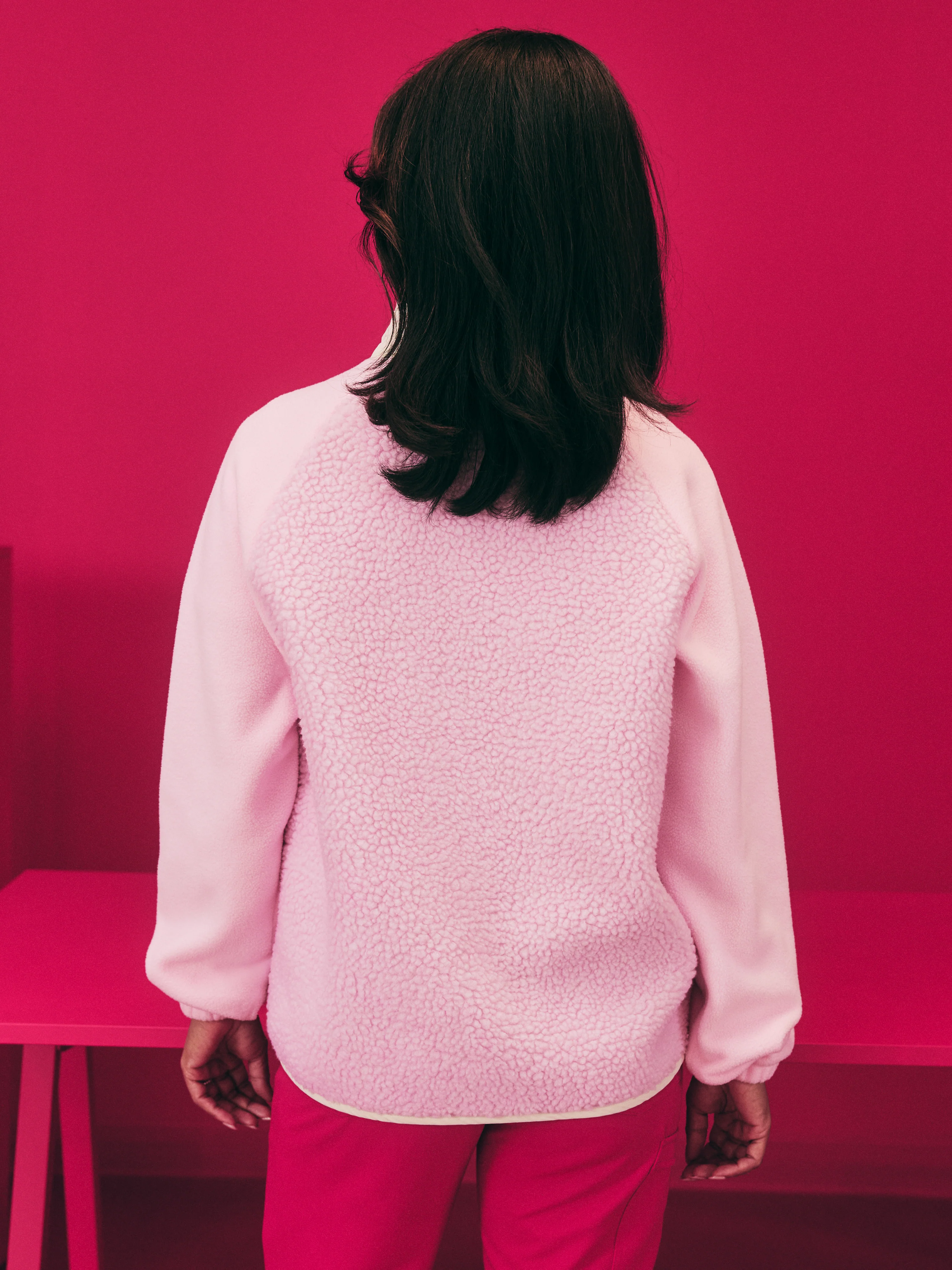 Sherpa Vest - G-M x Anna The Nurse - Pink - Image 4