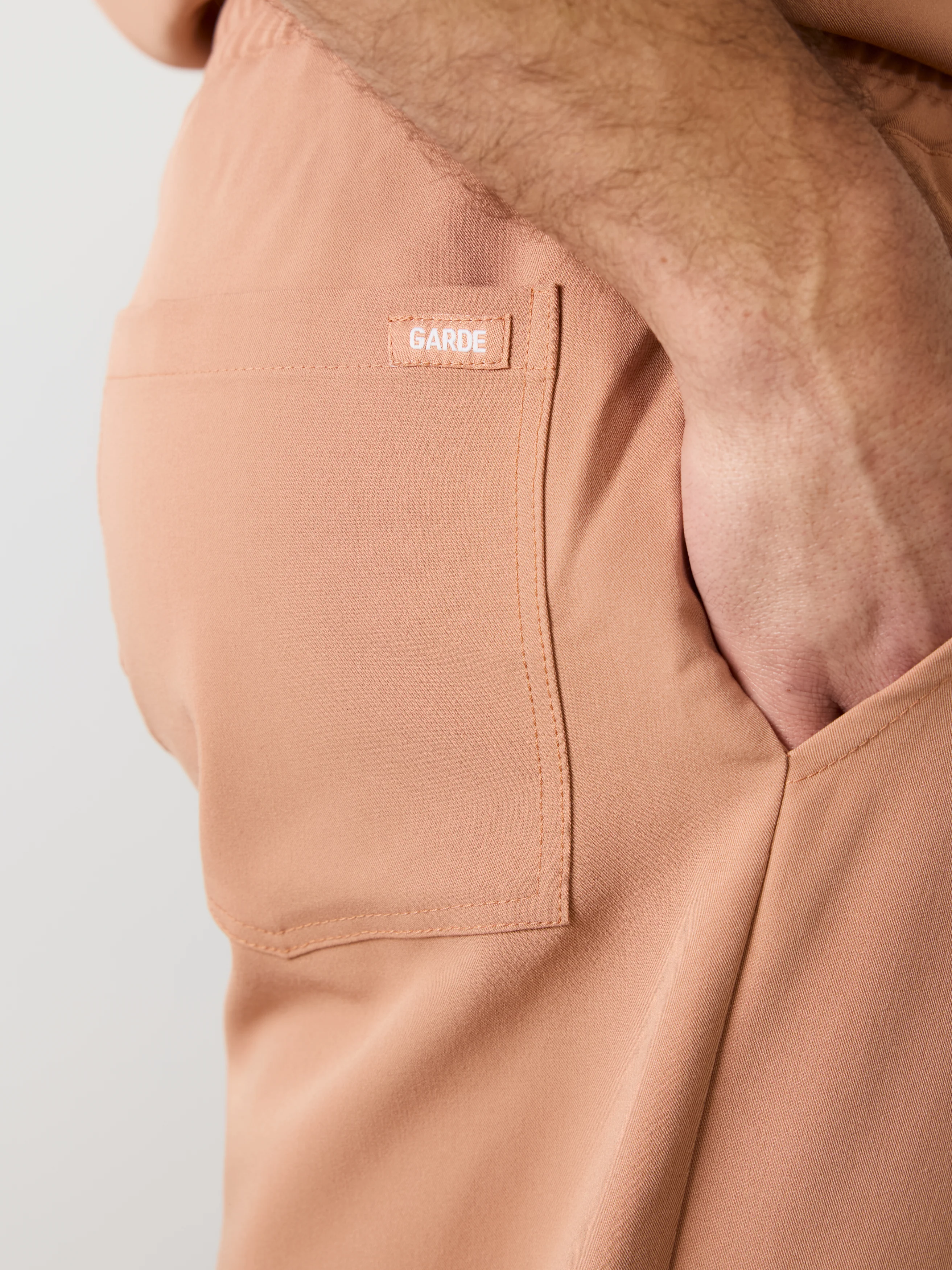 WILLIAM RE-GARDE™ - MOCHA - Men's Jogger Pants - SILVADUR™ - Image 3