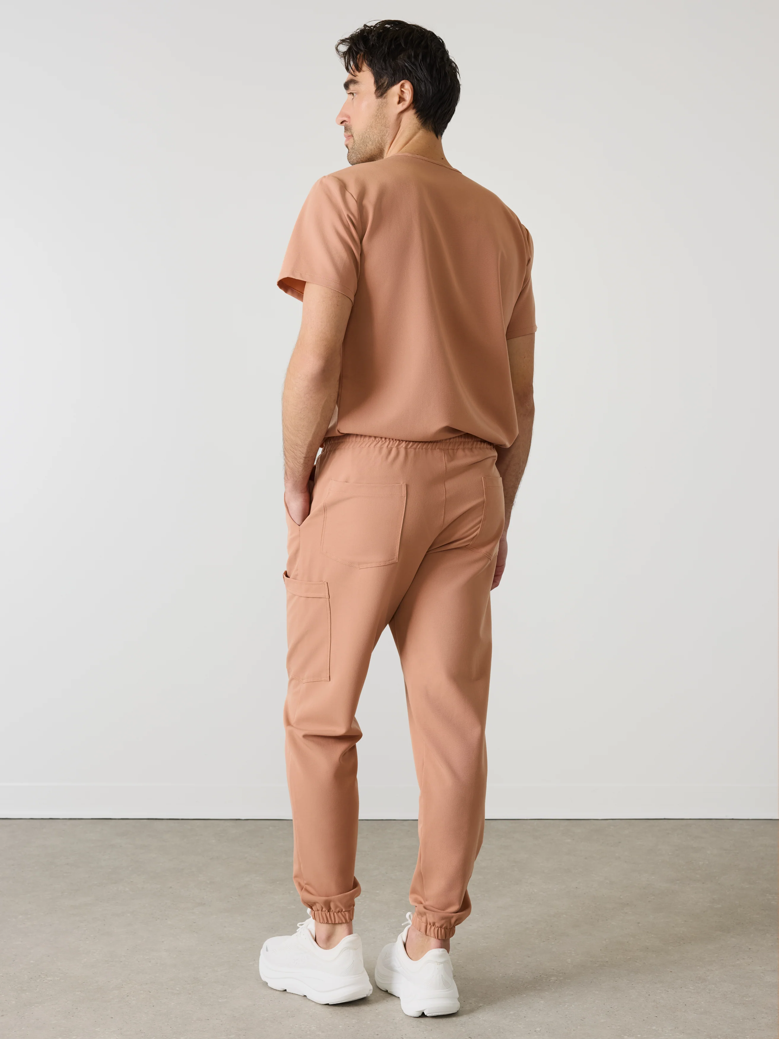 WILLIAM RE-GARDE™ - MOCHA - Men's Jogger Pants - SILVADUR™ - Image 4