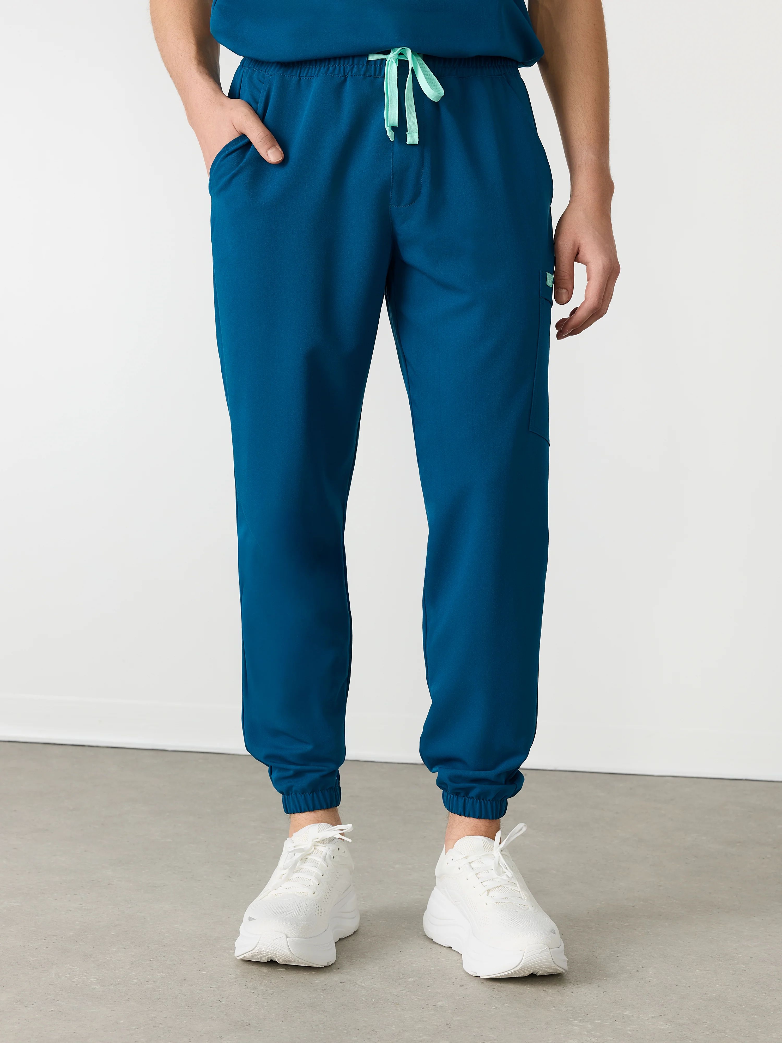 WILLIAM RE-GARDE™ - OPAL BLUE - Men's Jogger Pants - SILVADUR™ - Image 2